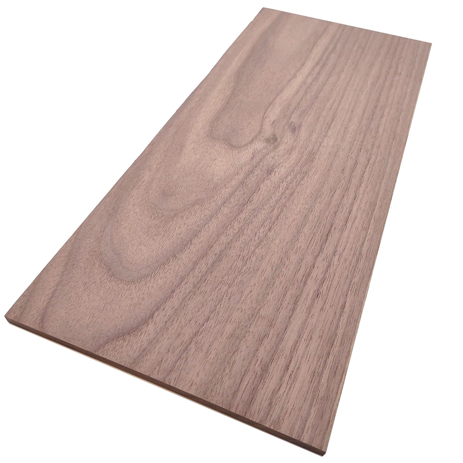 The Hardwood Edge Walnut Hardwood Plank - Unfinished Wood Craft Walnut - 100% Pure Hardwood - Laser Engraved Blank - Walnut Planks for Crafts (1/8" x 6 1/2" x 15", 2)