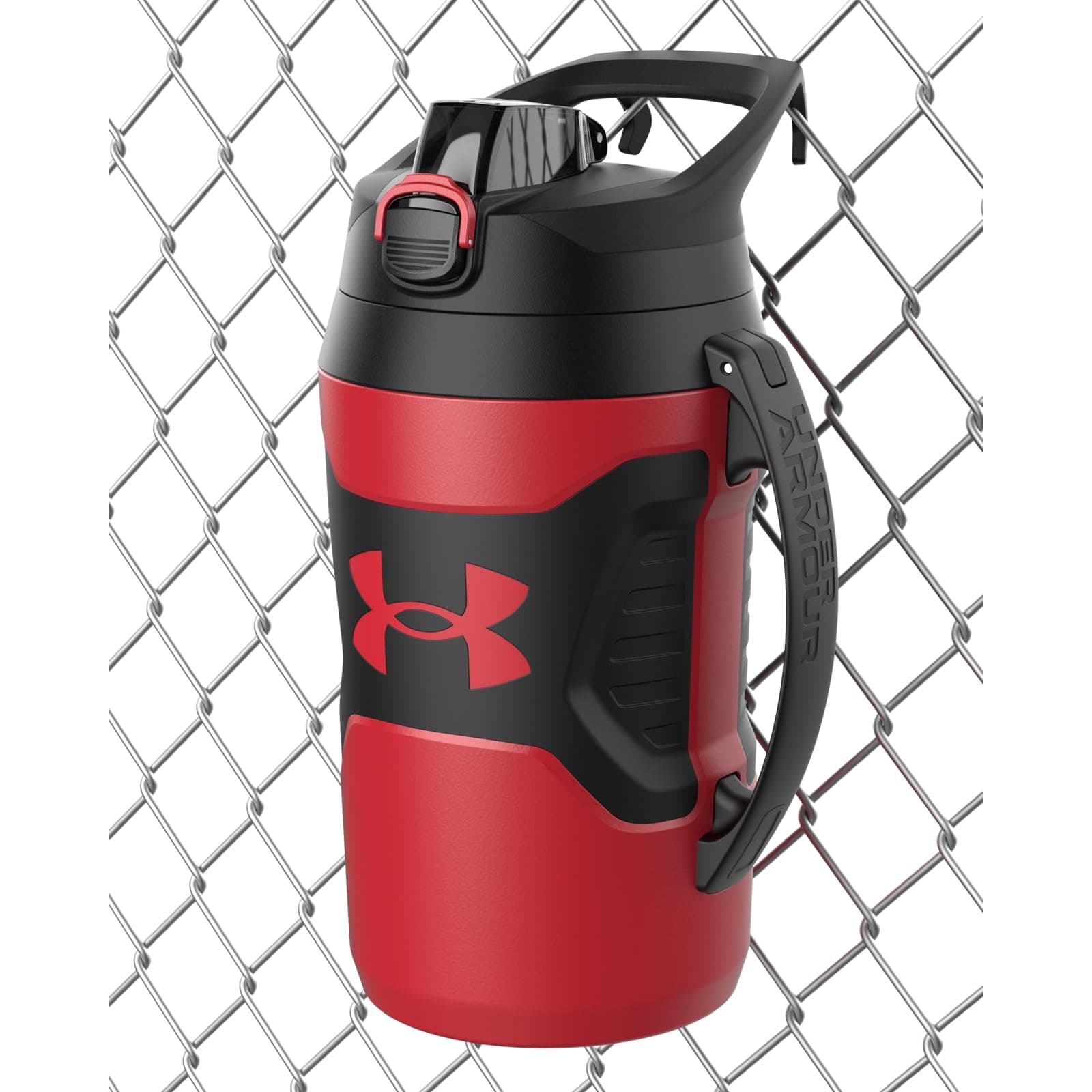 Under Armour Half Gallon Water Bottle Insulated, 64oz Insulated Water Bottle with Handle, Sports Water Jug, Fence Hook, Leak Resistant, for Baseball, Football & More