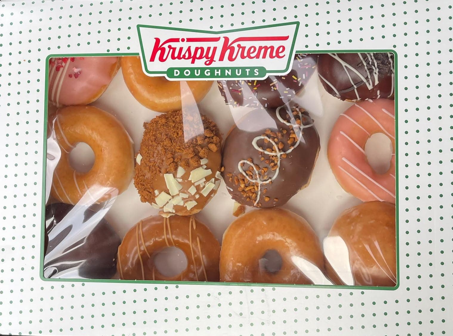 KRISPY KREME Favourites Sharer Dozen Doughnuts Made Fresh Daily (12 in Packs)