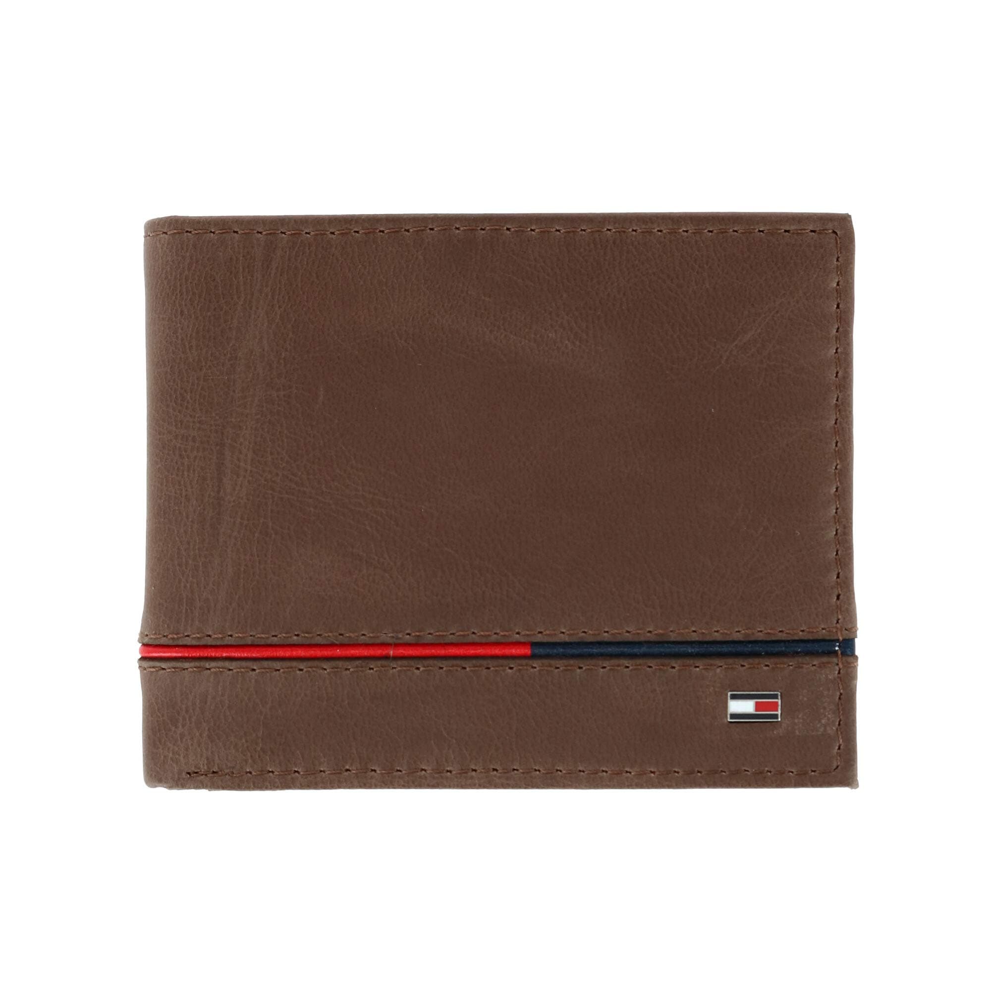 Tommy HilfigerMen RFID Wallet, Brown, One Size