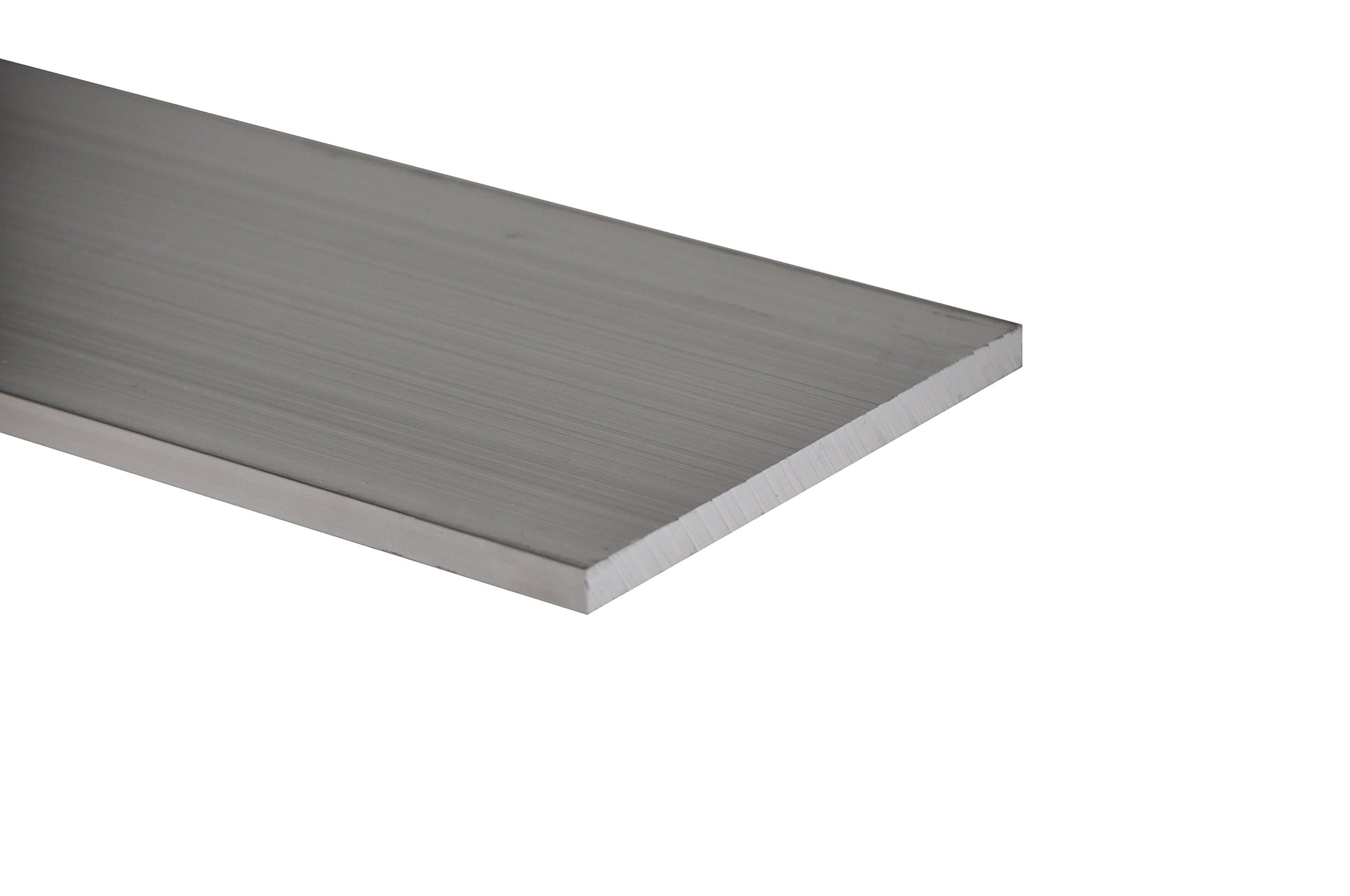 Aluminium Flat Bar mm. 40 x 6. Length = 1 metre anticorodal 6060t6