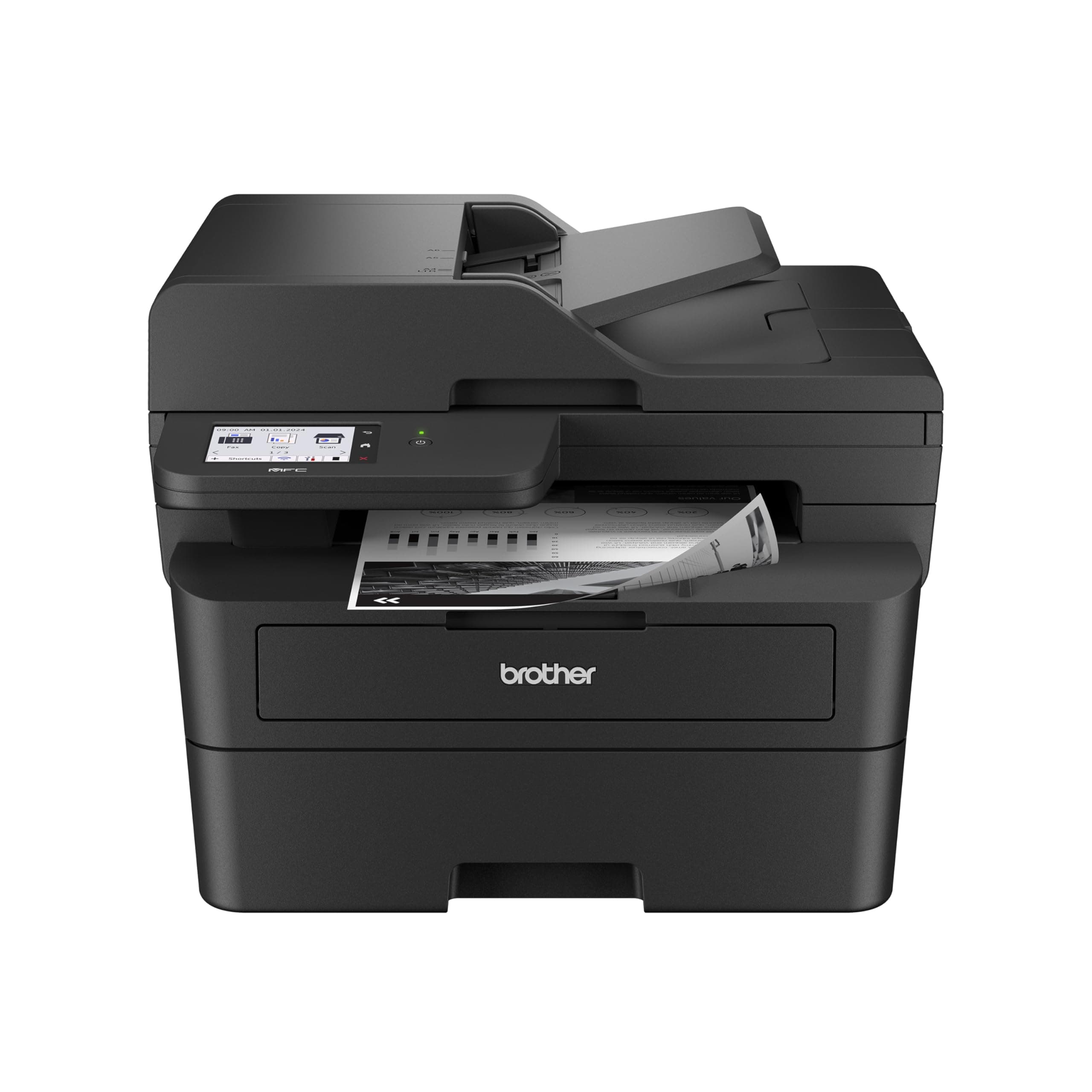 Professional Laser Printer with Scanner, High-Speed 36 ppm Monochrome All-in-One, Wireless Duplex Printing and Scanning, Cloud-Ready 3.5 in Touchscreen for Small Business (MFC-L2900DW)