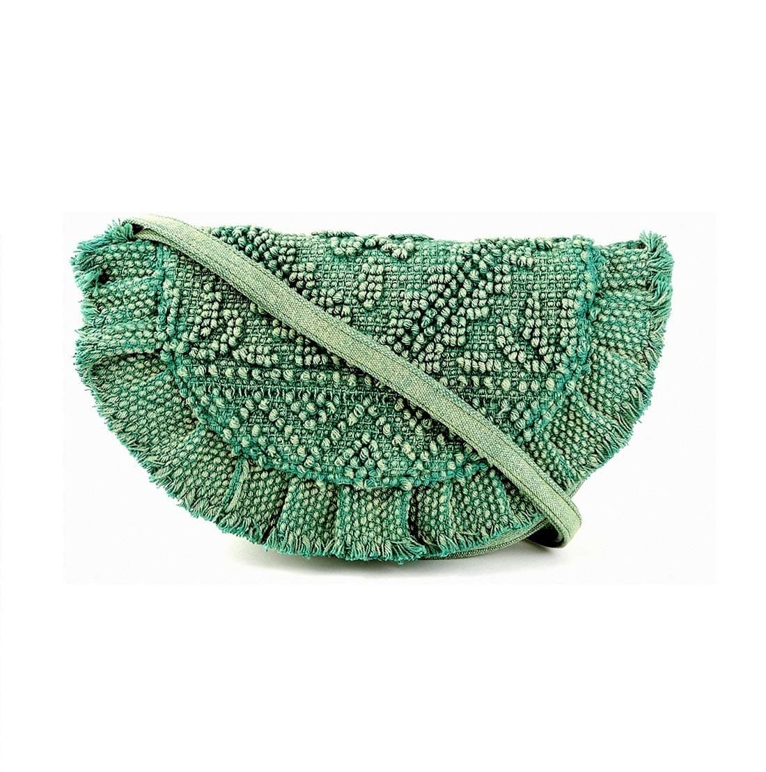 Small Bubble Jacquard Women Girls Sling Bag (AJ_6286_SB)