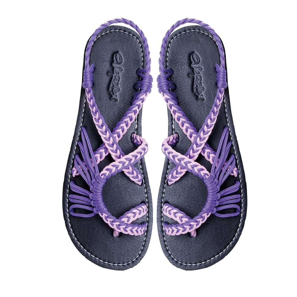 Women's Hand-woven Flat sandals, Lightweight Perfect for the Beach Walking Casual Womens Shoes