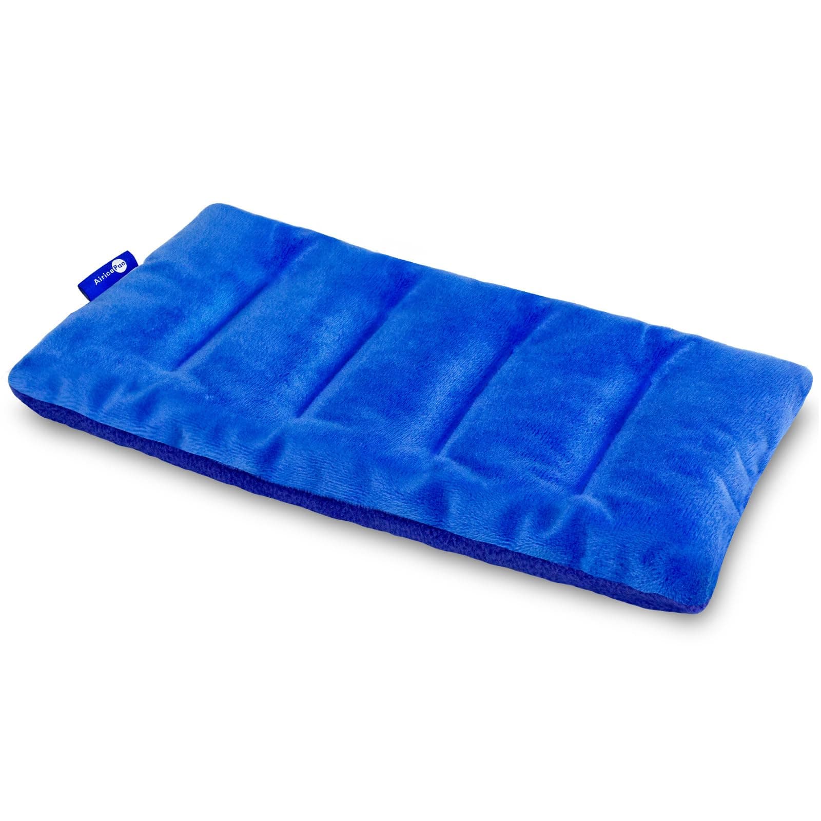 AiricePacMicrowave Heating pad, 6 * 11" Microwavable Moist Heat Pad for Neck Shoulder, Cramps, Back Pain Relief, Warm Compress Rice Bean Bag Hot Pack for Muscles, Joints, Blue