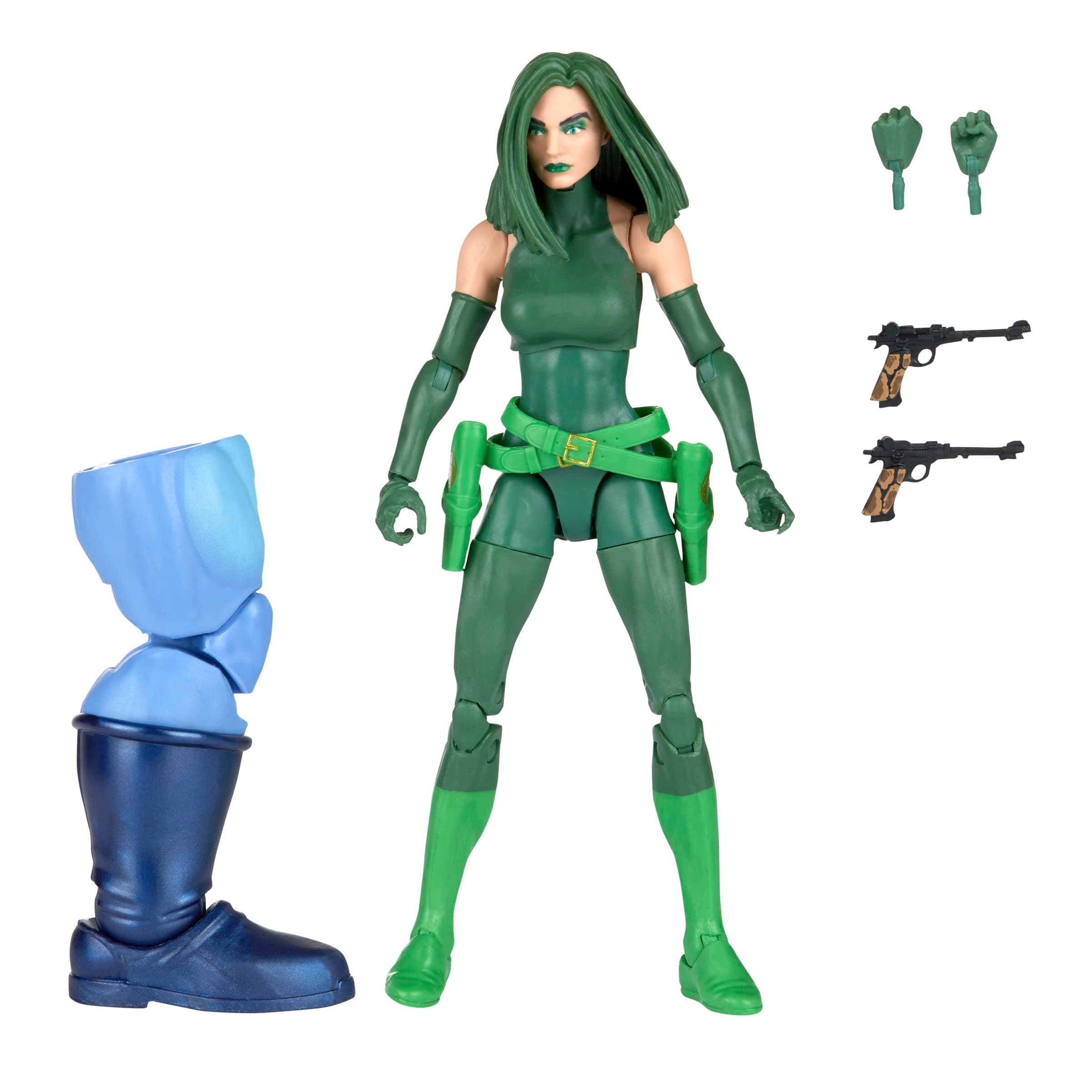 Marvel Legends Series 6-inch Madame Hydra Comics Action Figure 6-inch Collectible Toy, 4 Accessories, 1 Build-A-Figure Part.