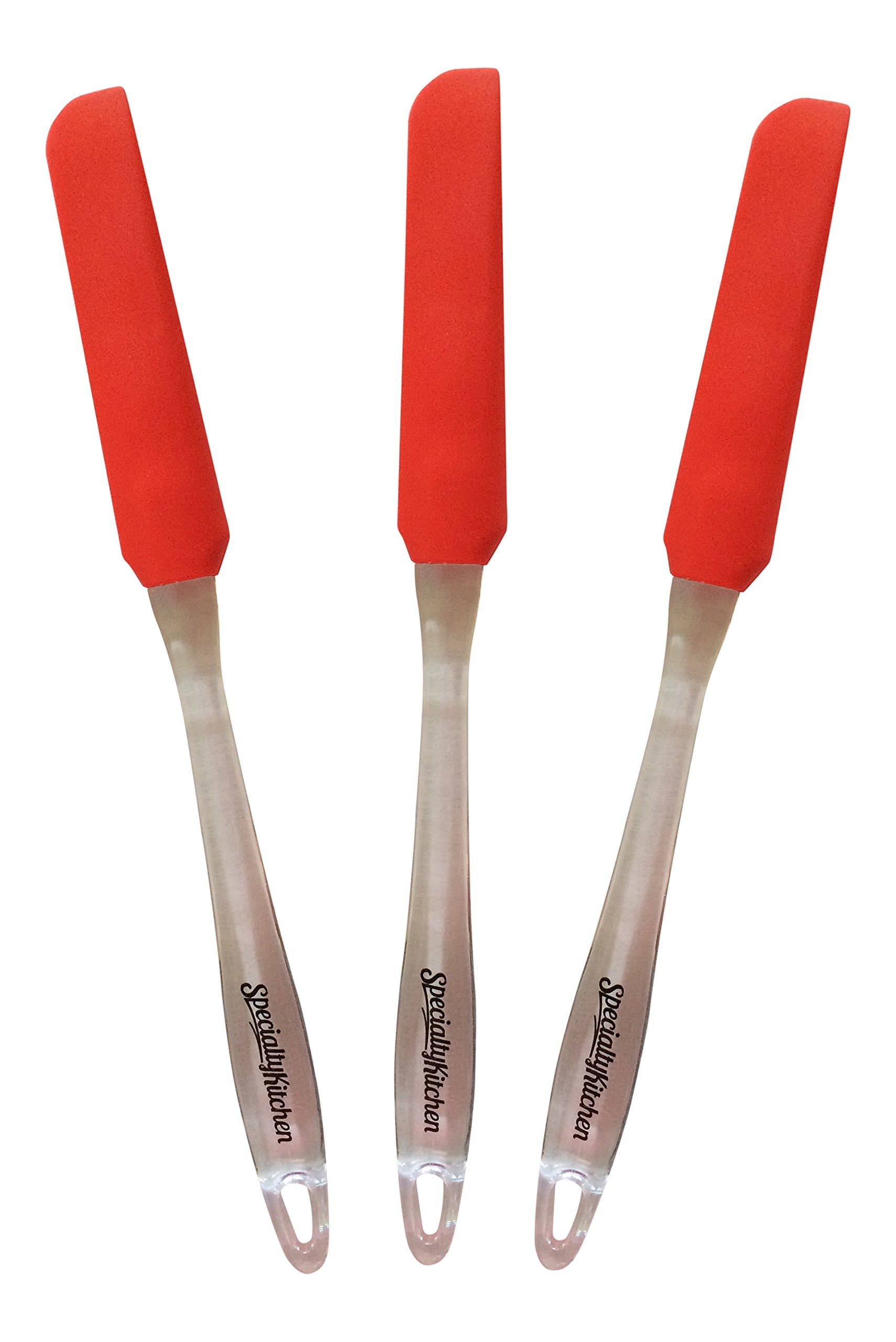 Skinny Silicone Jar/Icing Spatula Set - Set of 3 - Red