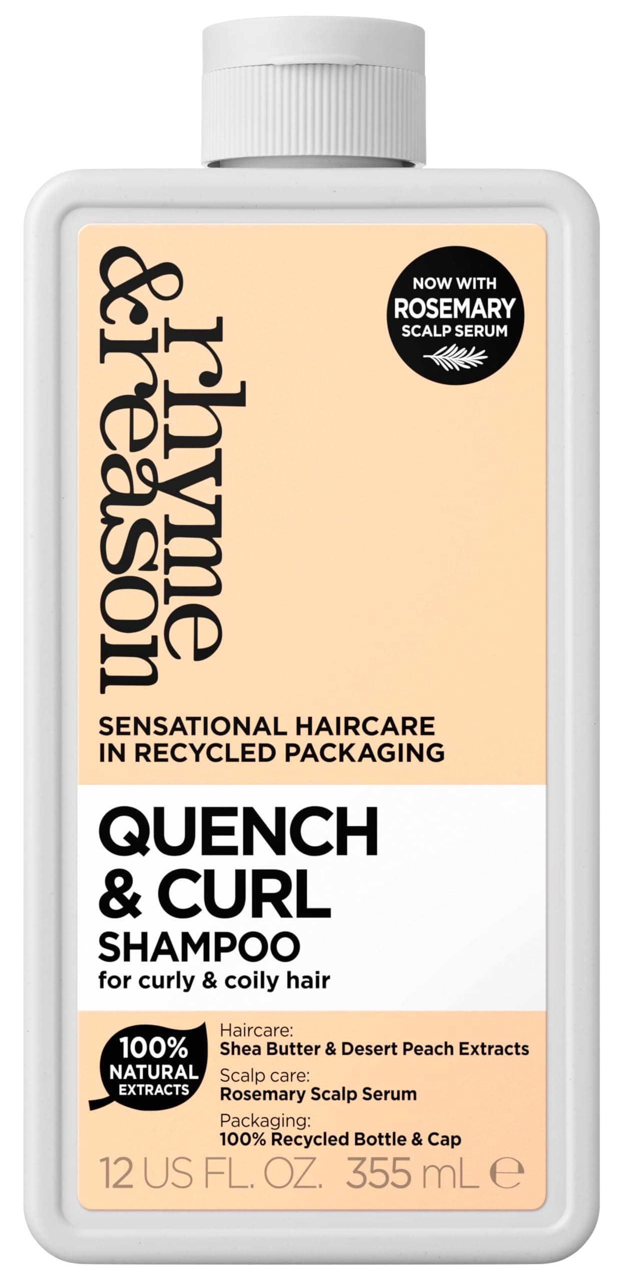 Rhyme & Reason - Quench & Curl Shampoo, Moisturising for Curly, Coily & Textured Hair