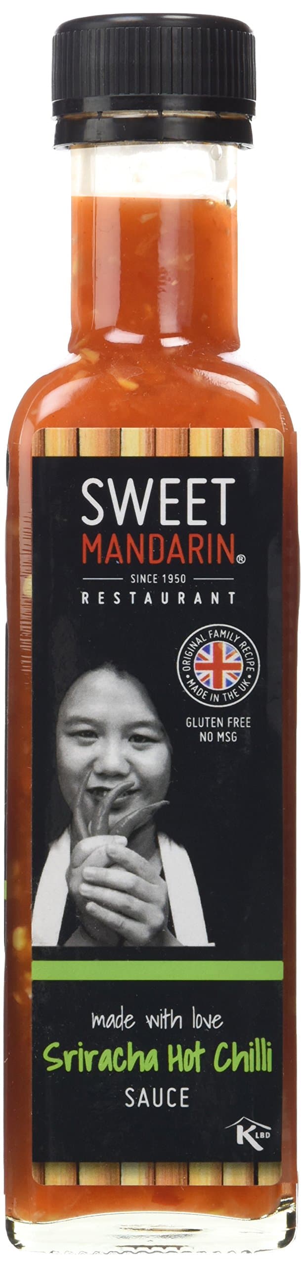 Sweet Mandarin Gluten Free Sriracha 220 ml (Pack of 6)