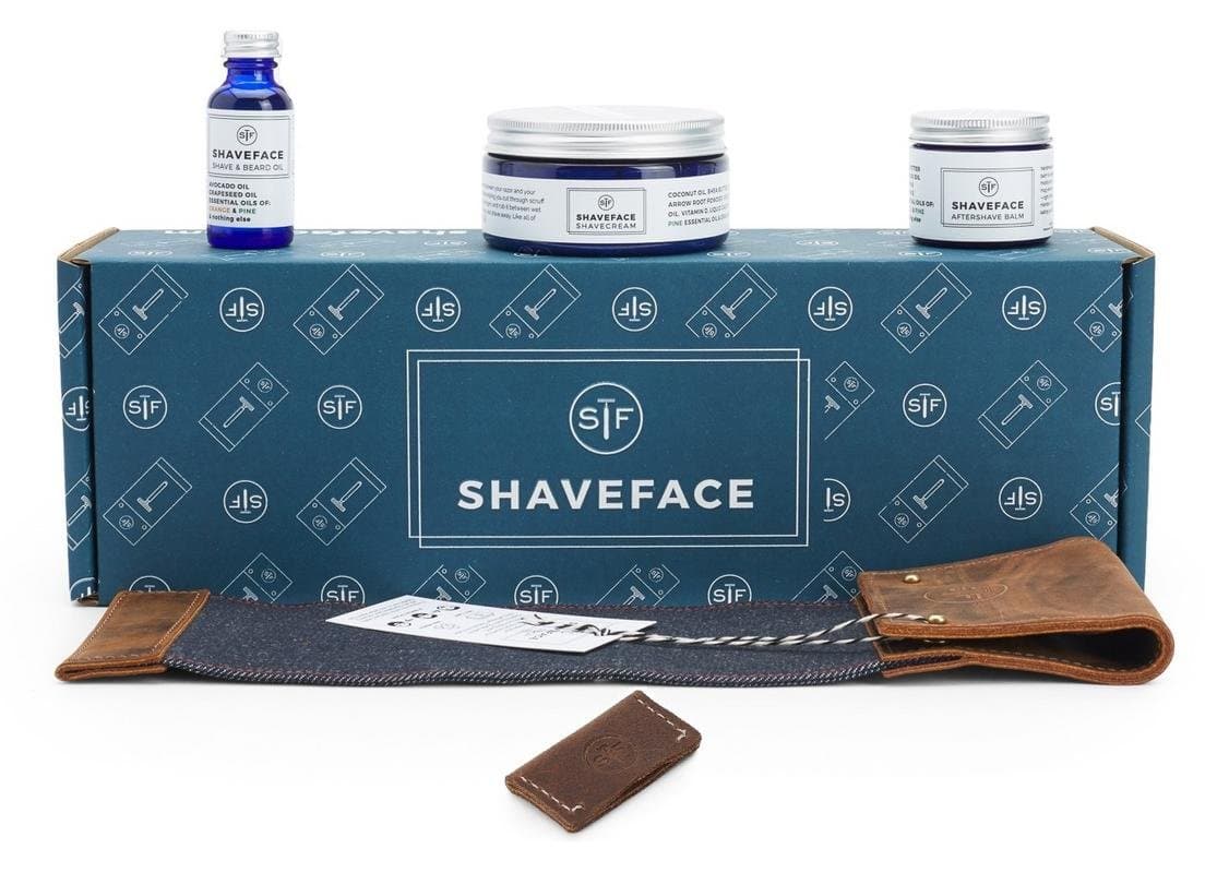 ShaveFace Complete Shaving Set for Men (Set of 5)