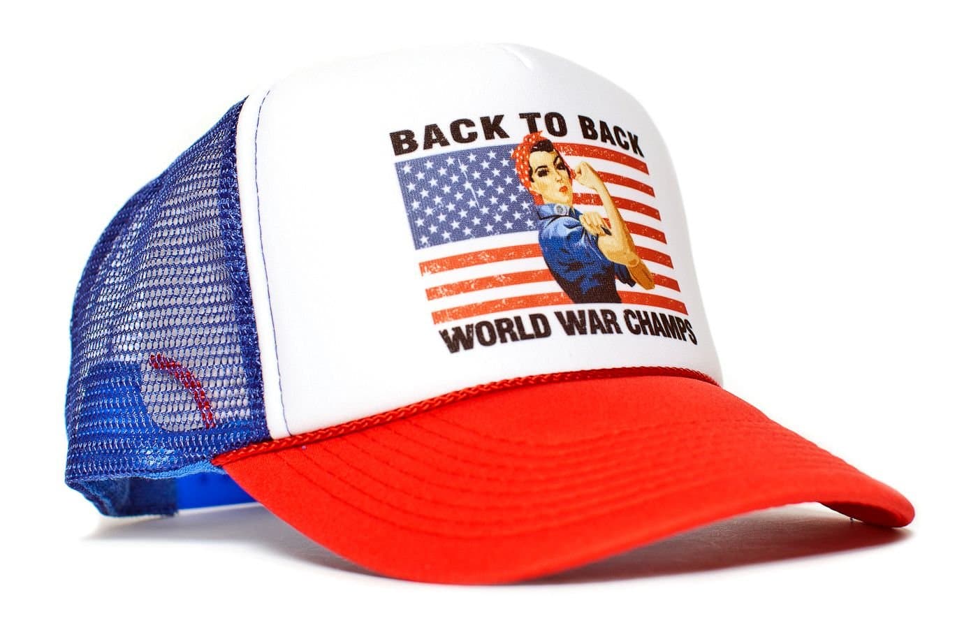 Rosie Unisex-Adult Hat One-Size (Royal/Red)