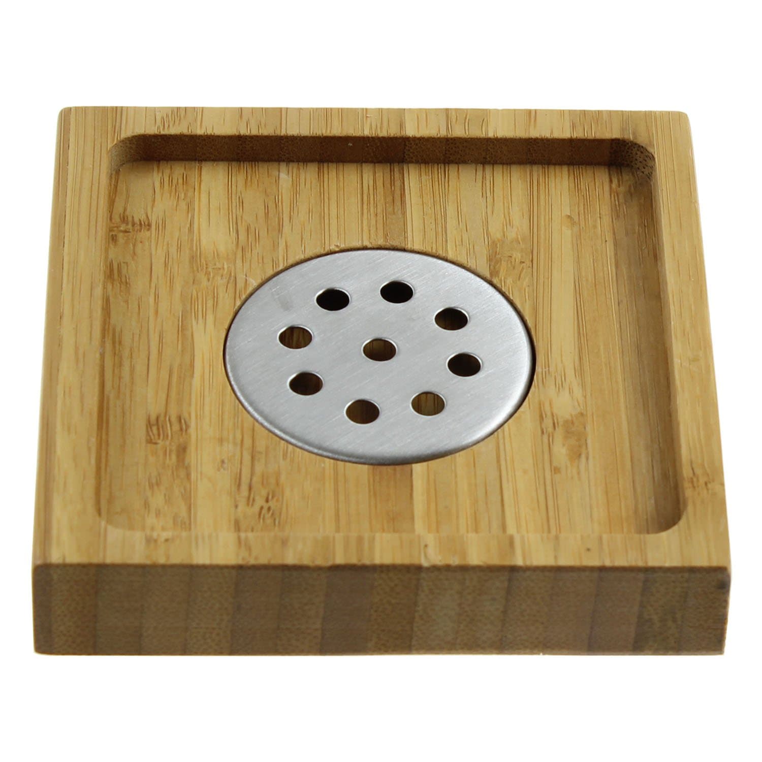 Bamboo Wood Wooden Soap Dish Dispenser Holder Bathroom Accessory Bathware New