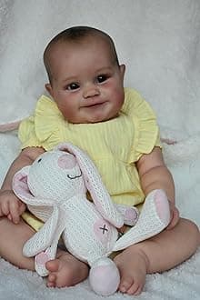 Realistic Newborn Baby Girl Awake Doll 24 Inch Lifelike Reborn Toddler Baby Dolls That Look Real Looking Soft Silicone Babies Alive Rosy Cheeks Feel Real Life Baby Doll