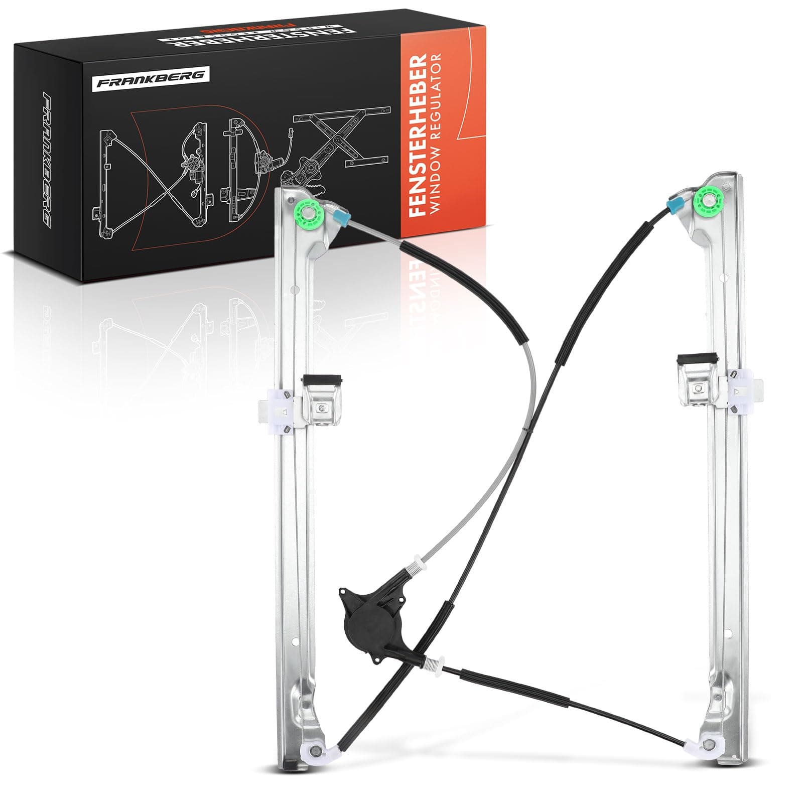 Window Regulator Without Motor Front Right Compatible with Viano Vito Vito/Mixto W639 Bus Van Electric Motor Bus/Van 2/3-Doors 2003-2017 6397200146