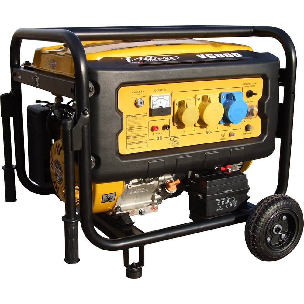 Villiers V6000ES 6kW Silent Petrol Generator