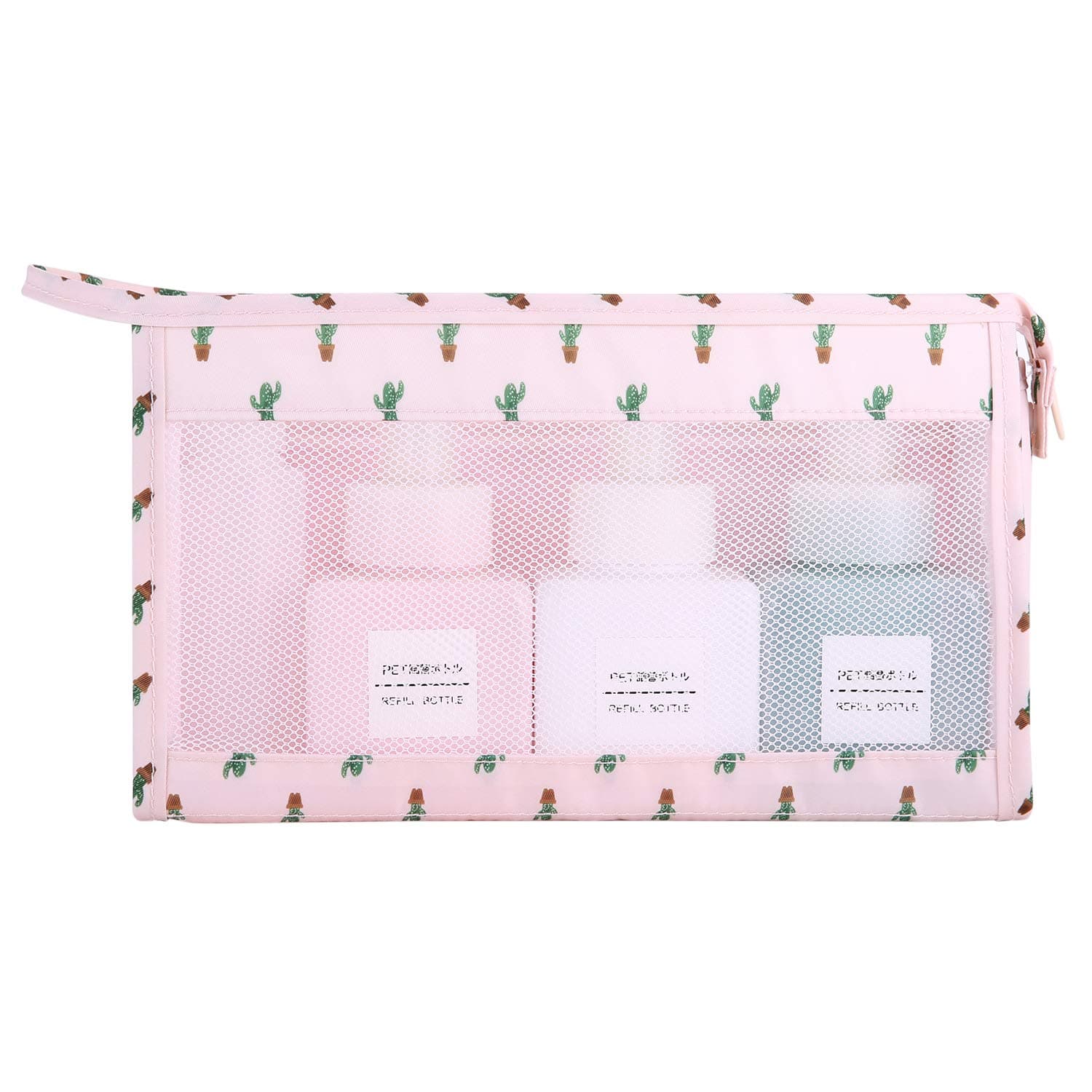 ElifeAcc Hanging Travel Toiletry Bag Folding Bathroom Organizer Portable Cosmetic Wash Bag for Women Girls