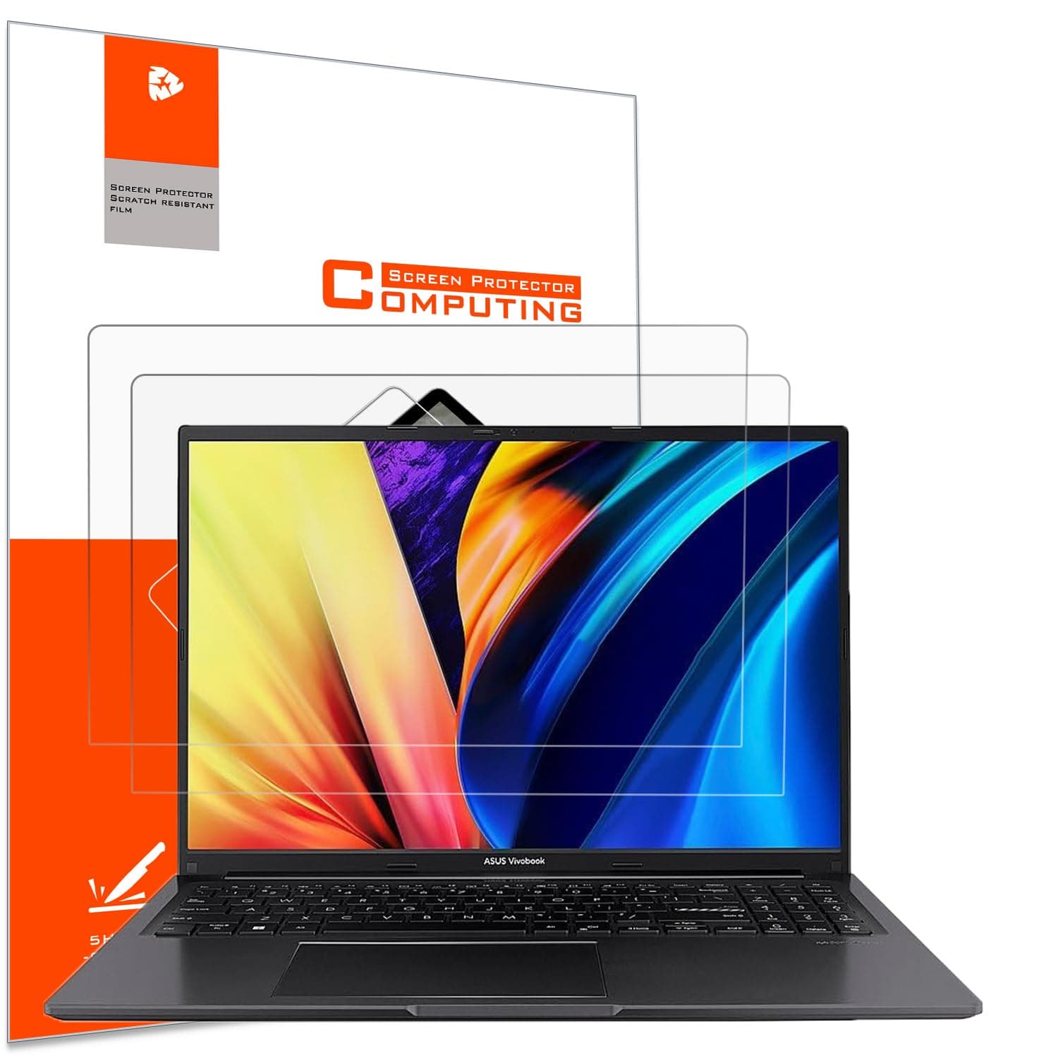 2 Pack Anti Glare Screen Protector for ASUS VivoBook 16X / S 16X Laptop, For Vivobook S 16X S5602, Vivobook 16X M1603, Vivobook Pro 16X M7600, Vivobook Pro 16X N7600/N7601 Anti Glare Screen Shield