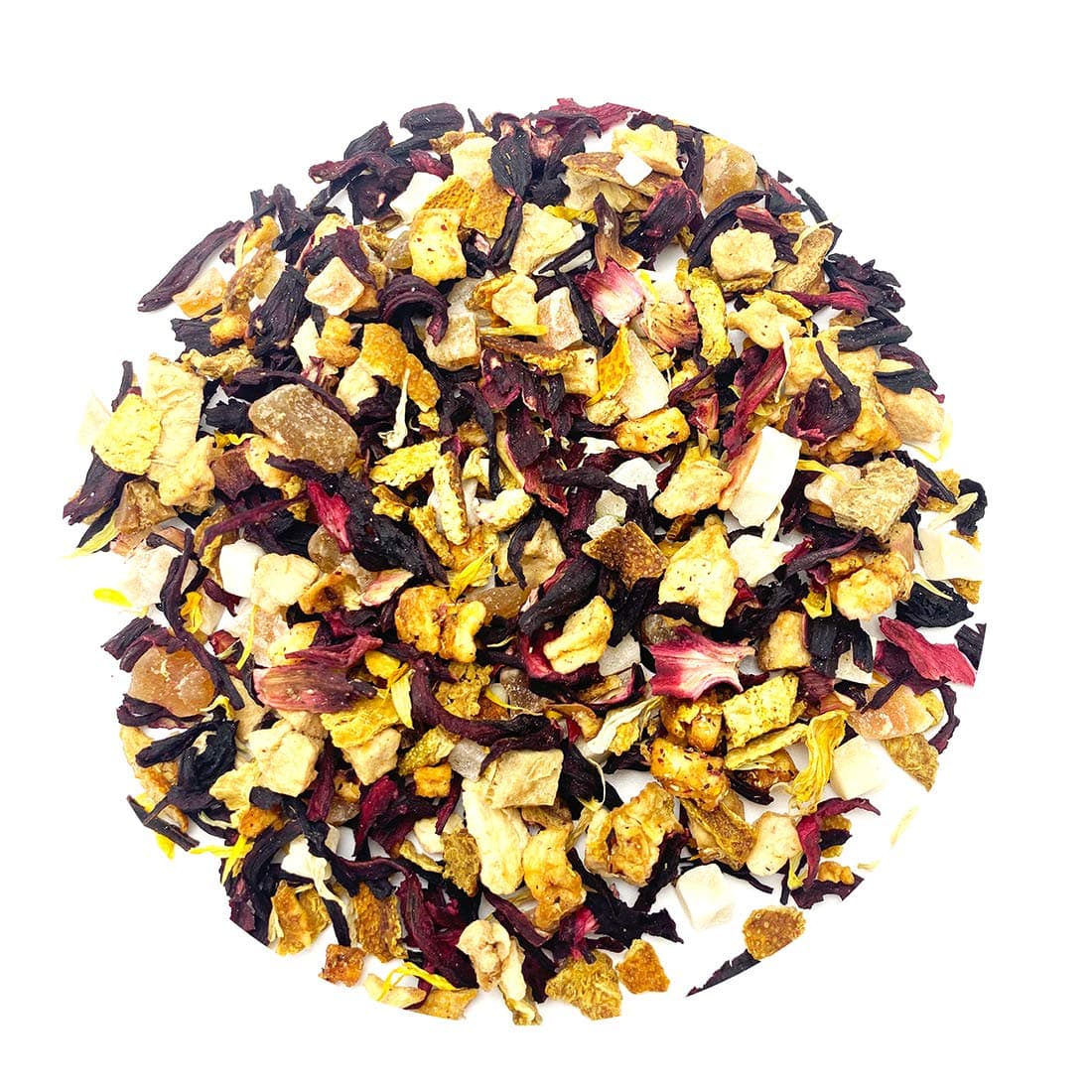4.23 Ounce Peach Passion Hibiscus Fruit Tea Herbal Tea Blend, Decaf Peach Tea Best Dried Iced Mixed Fruit Tea Herbal Loose Leaf (Peach Fruit)