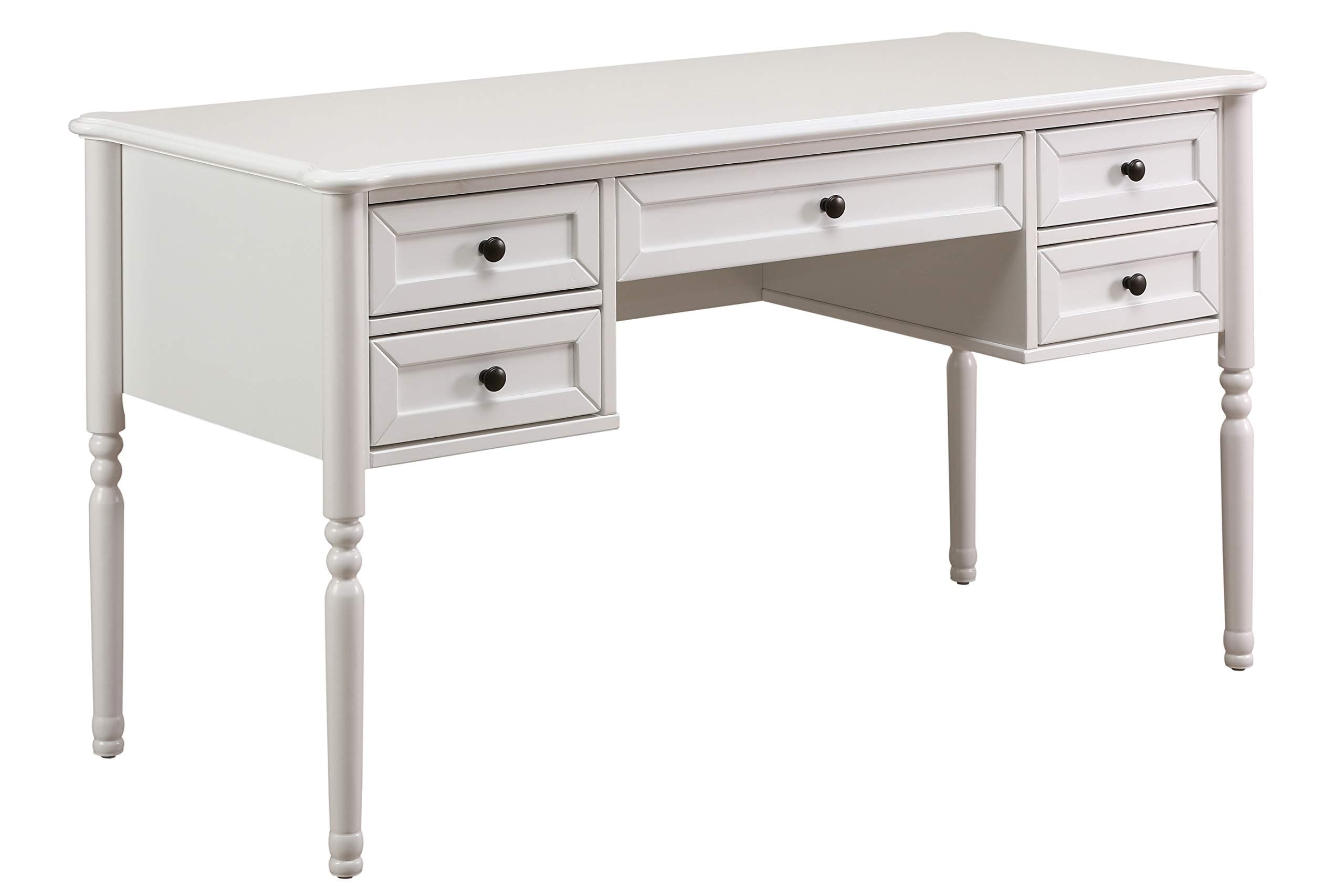 Amazon Brand – Ravenna Home Sullivan Modern Desk, 54.5"W, White
