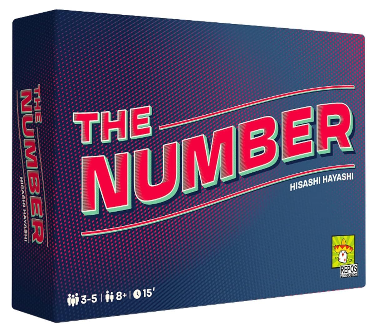 The Number Party Game - Fast-Paced Number Strategy Game, Fun Family Game for Kids & Adults, Ages 8+, 3-5 Players, 15 Minute Playtime, Made by Repos Production