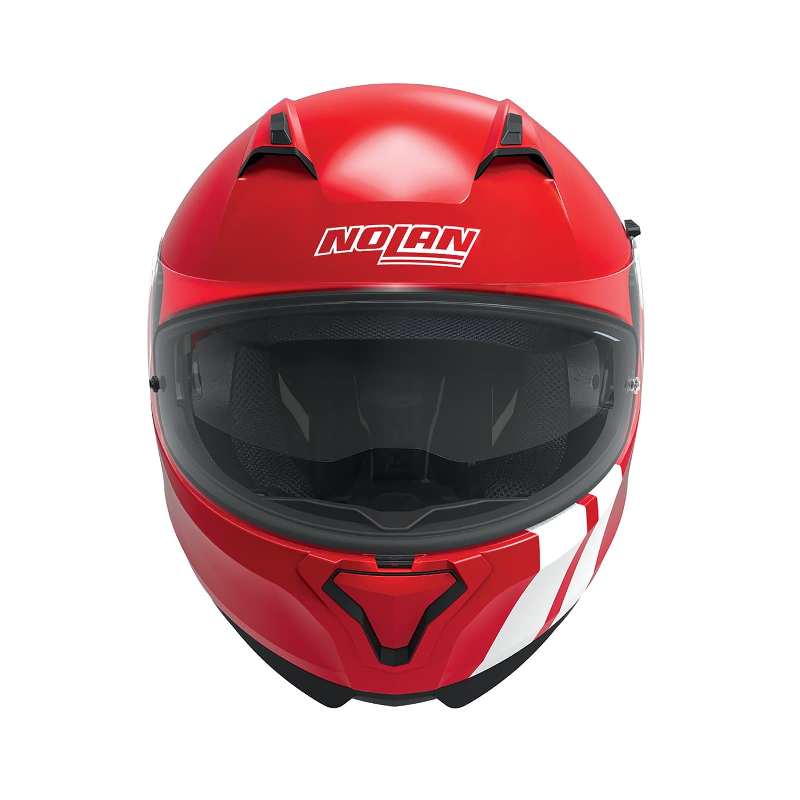 Nolan N87 Martz Full-Face Helmet Red/White Size M (57/58)