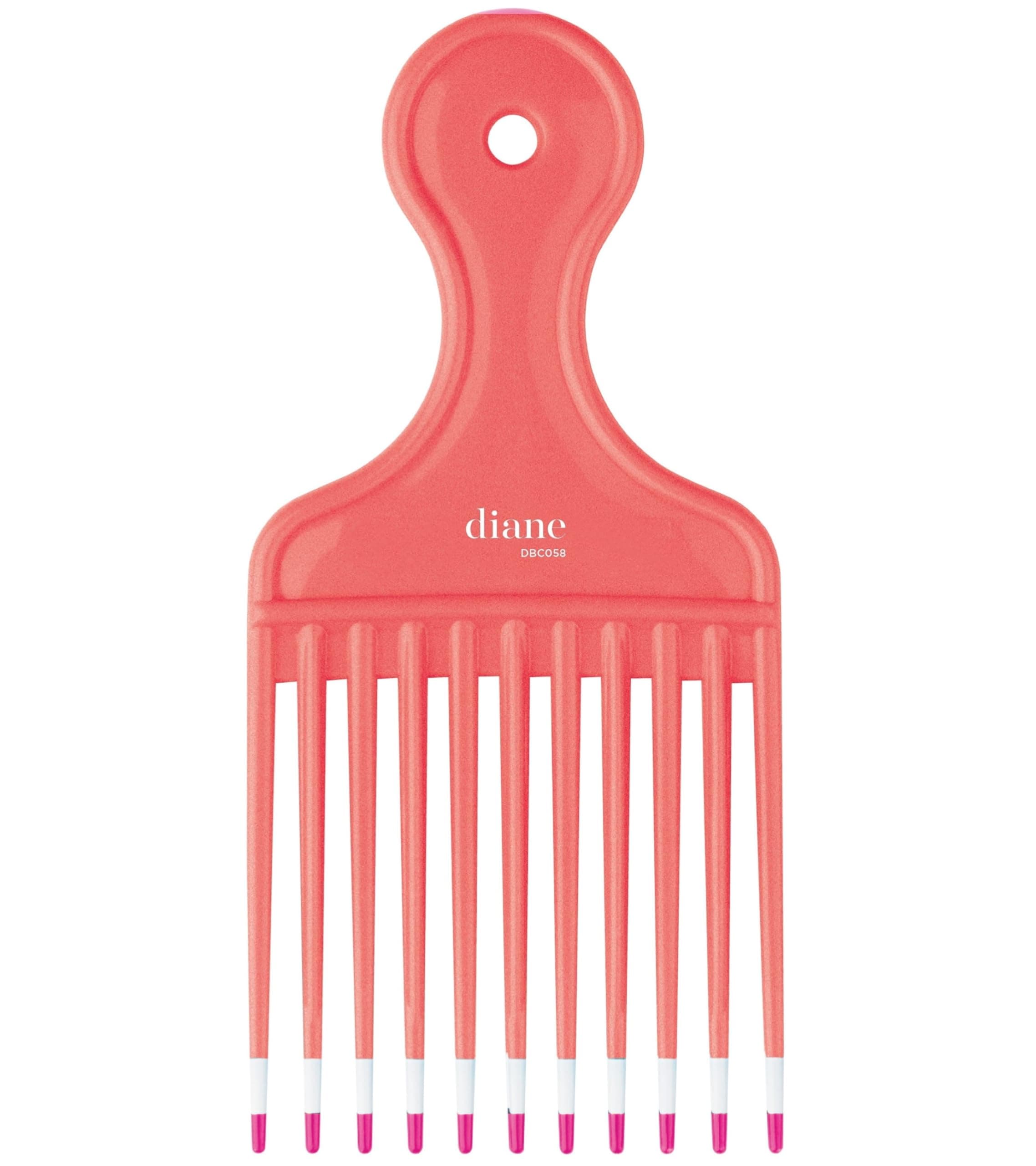 ​Diane 6-Inch Lift Comb for Detangling, Styling, and Adding Volume, Wide-Tooth Comb for All Hair Types, Hair Pick for Women, Wide Tooth Comb for Curls, Parting and Teasing
