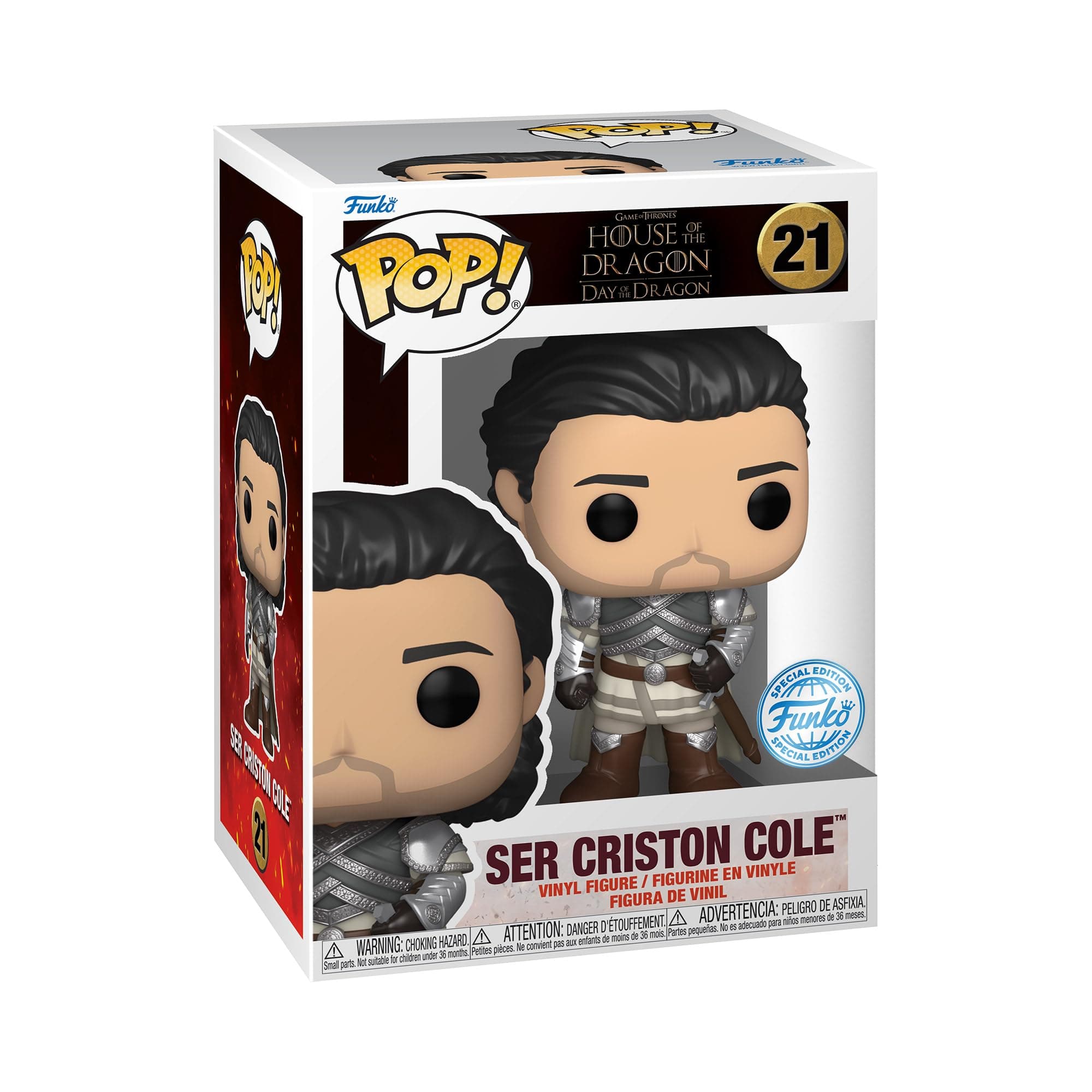 Pop! TV: House of the Dragon - Ser Criston Cole - Amazon Exclusive - Collectable Vinyl Figure - Gift Idea - Official Merchandise - Toys for Kids & Adults - TV Fans