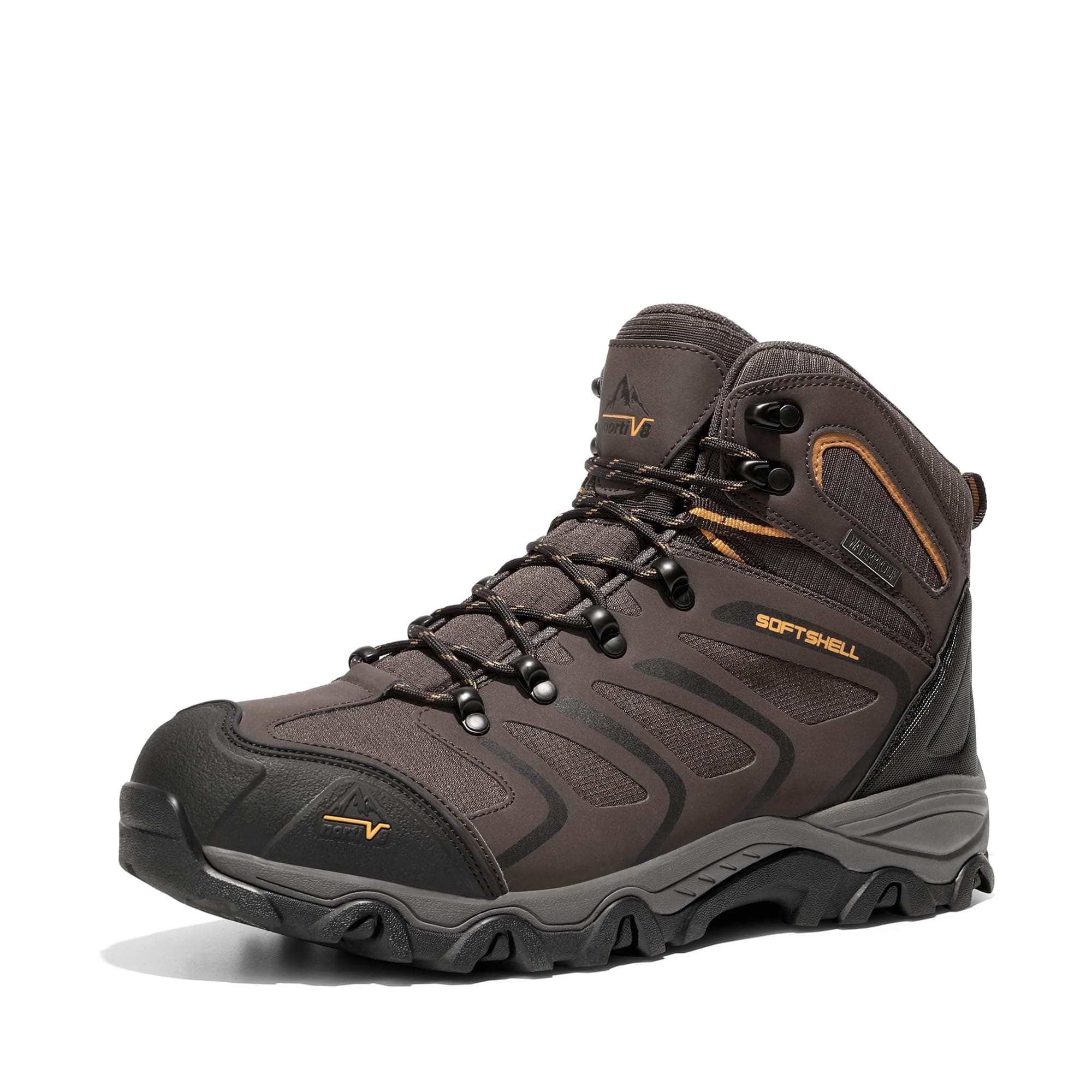 - Men's Ankle High Waterproof Hiking Boots Outdoor Lightweight Shoes Trekking Trails Armadillo