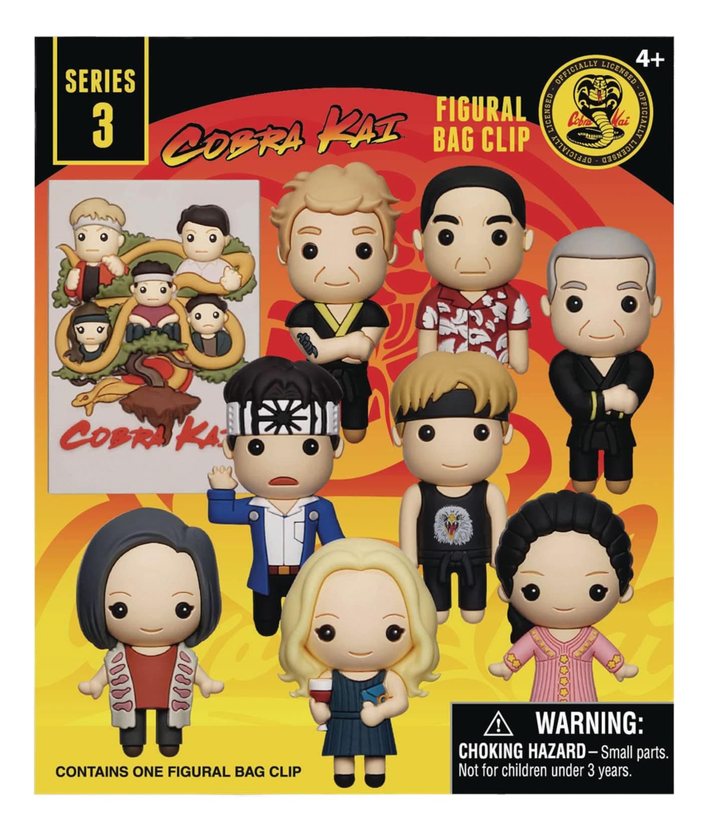 Cobra Kai 3D Foam Bag Clip - Series 3