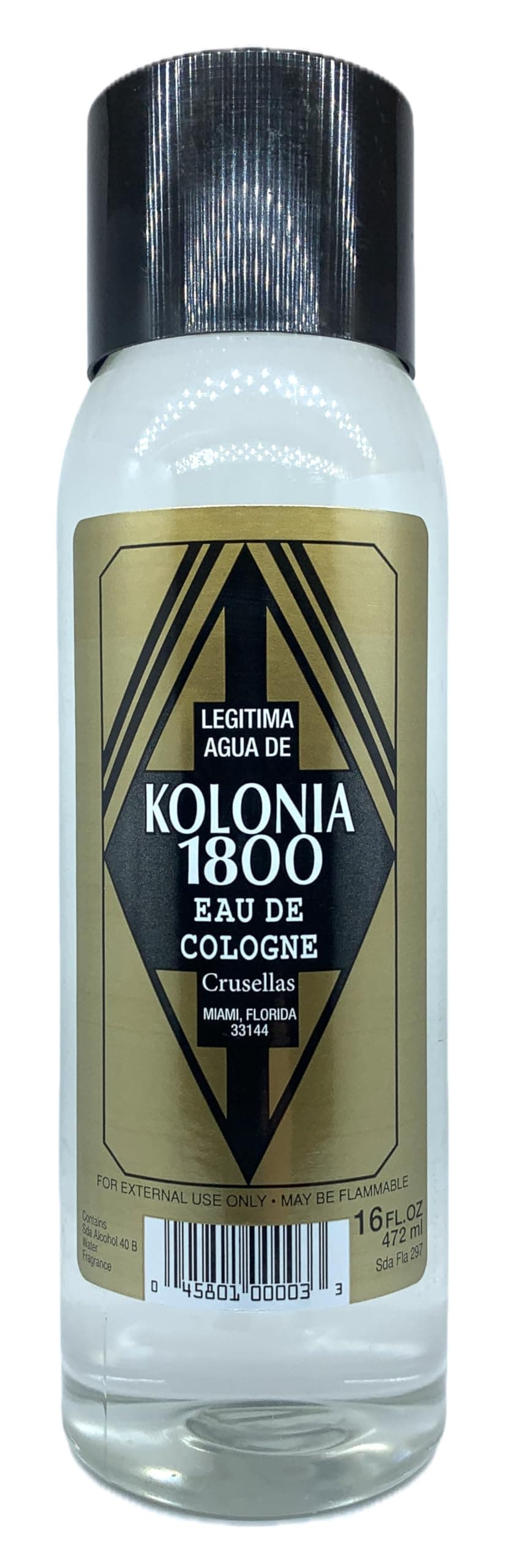 Legitima Agua de Kolonia 1800 Natural Splash Cologne 16 Fl. Oz.