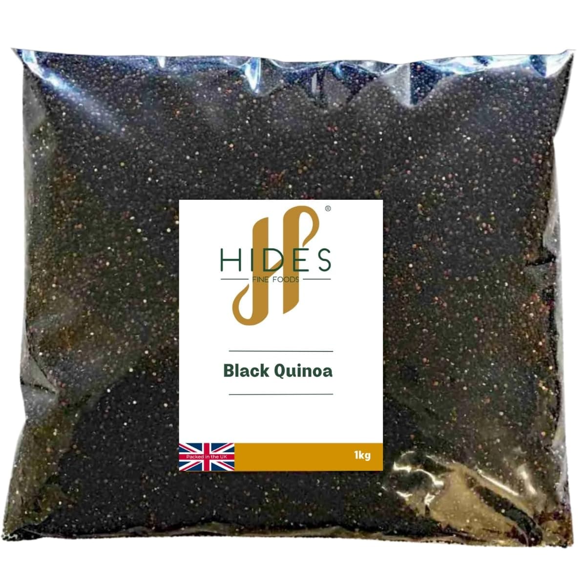 Quinoa Black 1kg - GMO Free - Suitable for Vegetarians - Soups - Casseroles - Curries - Salads - High Fibre - Good Source of Antioxidants