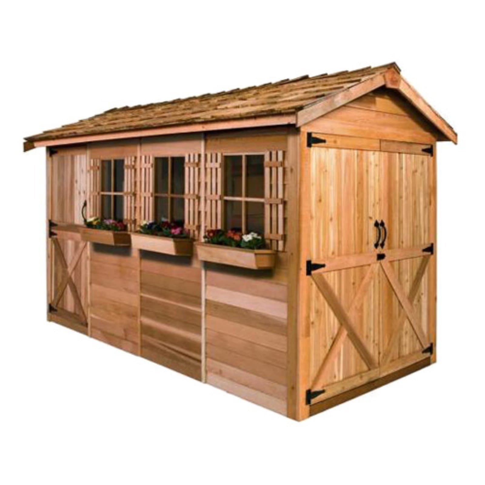 Shed 12 x 8 ft. Boathouse Garden Shed