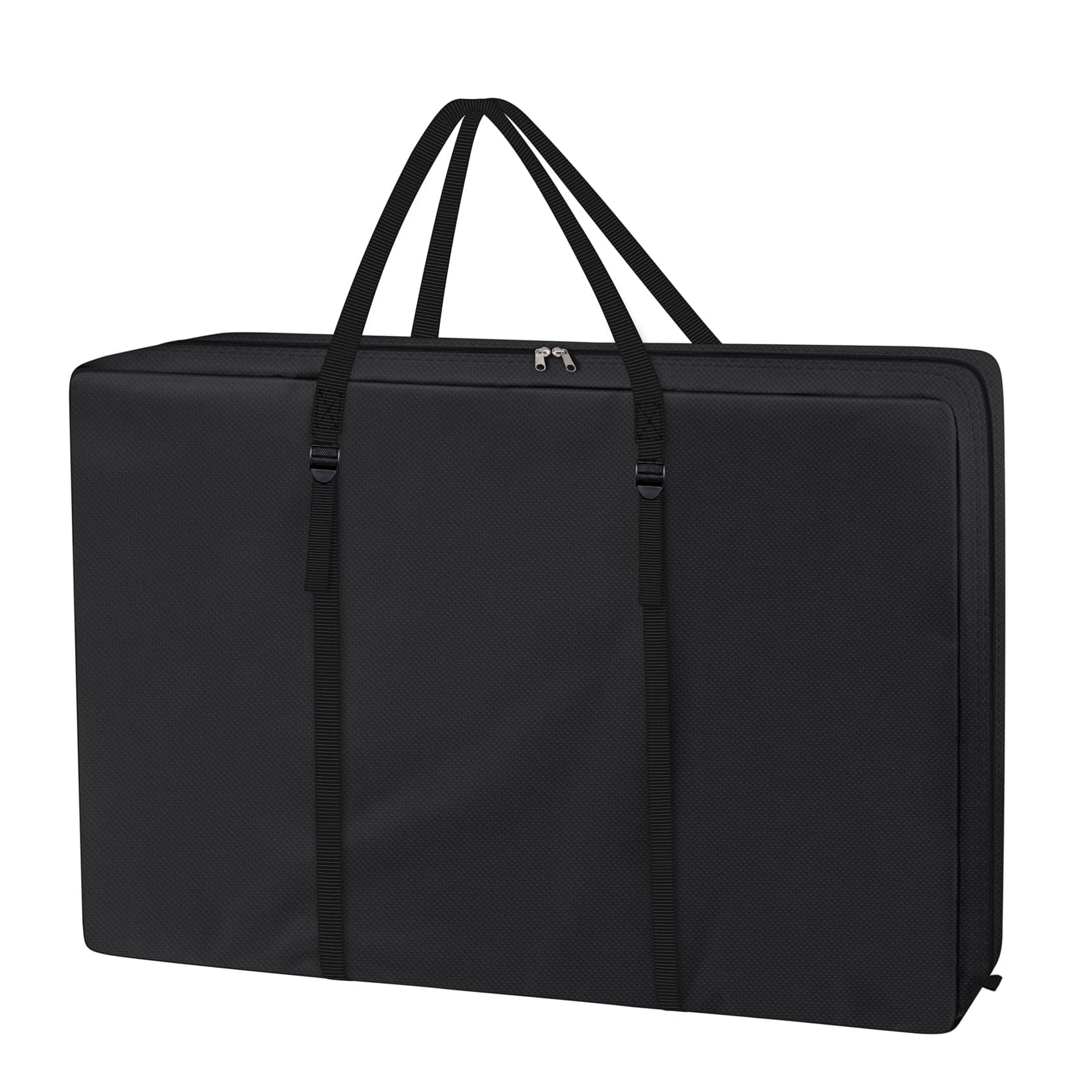 Heavy Duty Chair Storage Bag for Folding Longue Zero Gravity Light Weight Transport Folding Rollator Walker (Black)