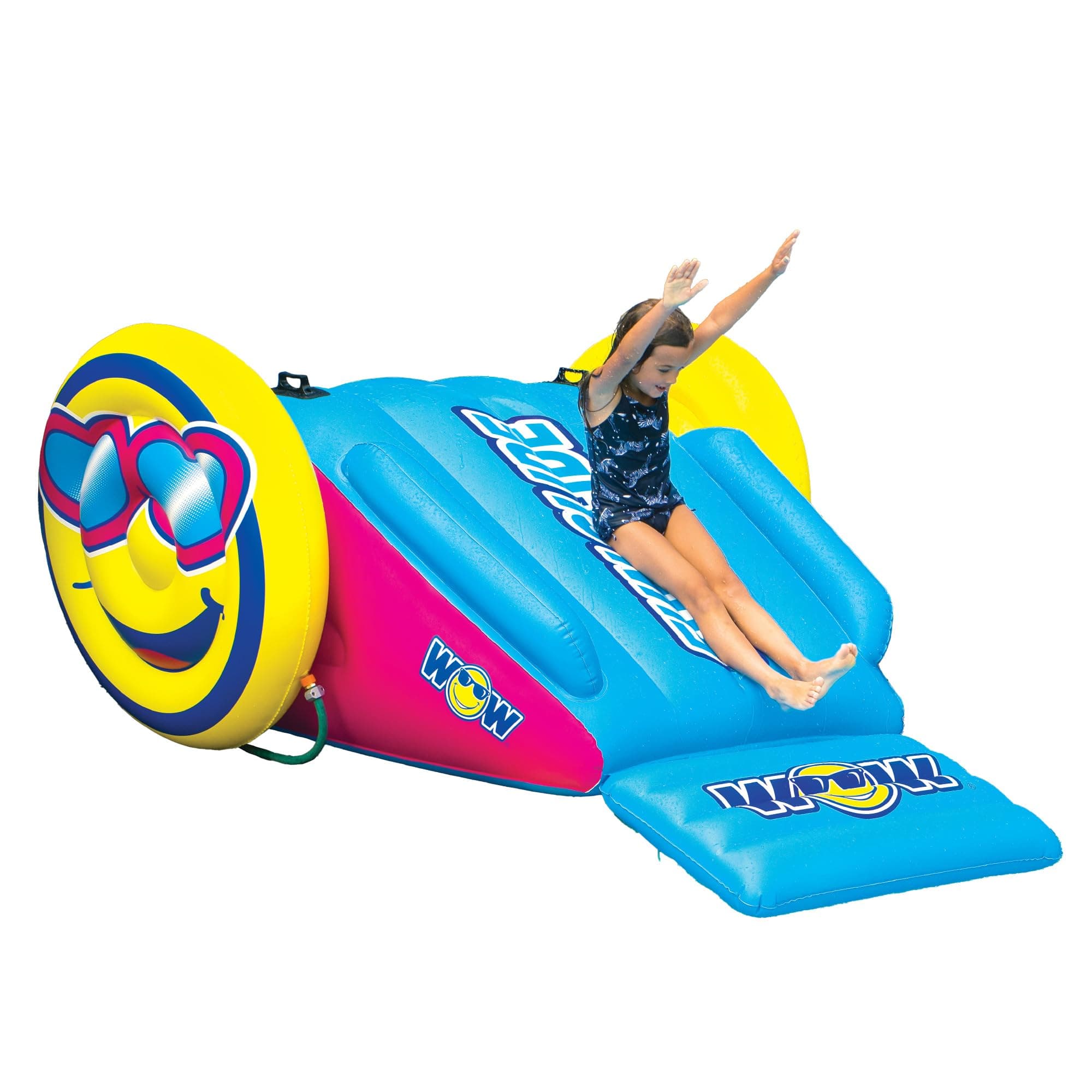 Fun Slide, Inflatable Water Slide For Inground Pool with Sprinklers