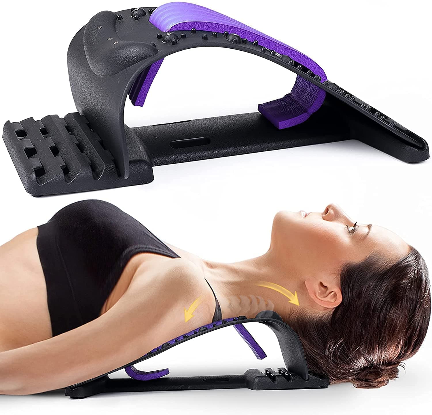 EBOFAB Neck Stretcher for Neck Pain Relief Upper Back and Shoulder Relaxer for Muscle Relax and Spine Alignment
