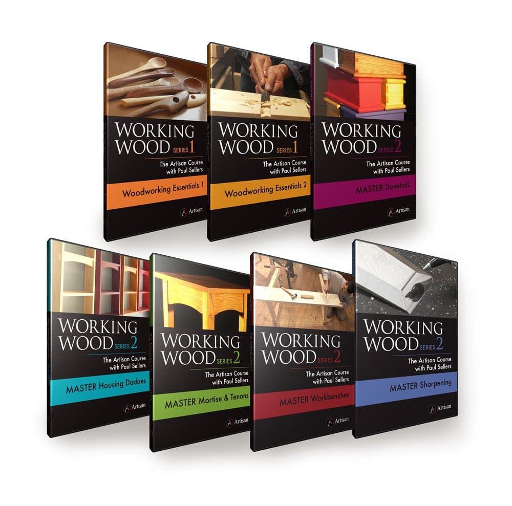 Working Wood 1 & 2: The Artisan Course with Paul Sellers - 7-DVD SET