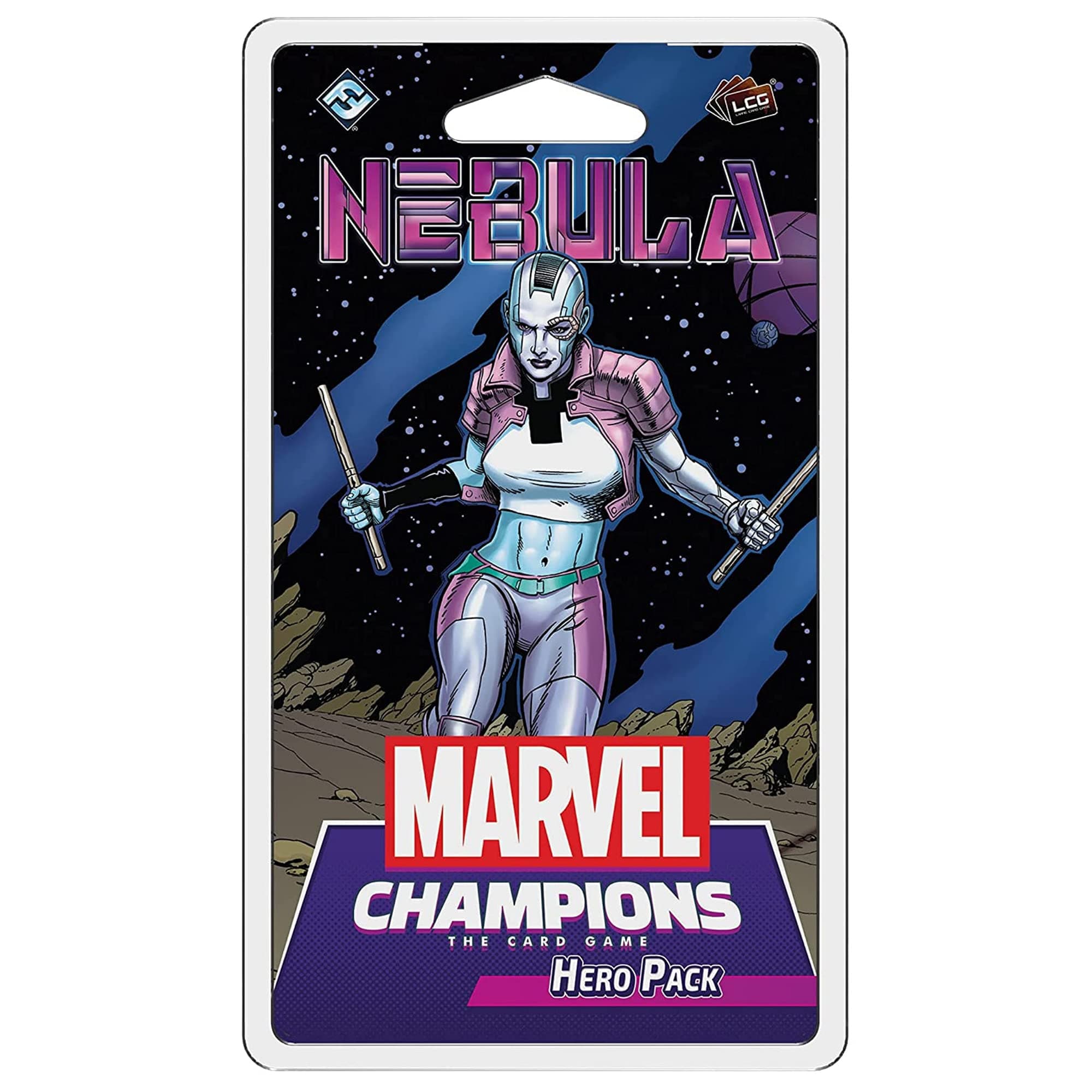 Marvel Champions The Card Game Nebula HERO PACK - Superhero Strategy Game, Cooperative Game for Kids and Adults, Ages 14+, 1-4 Players, 45-90 Minute Playtime, Made by Fantasy Flight Games