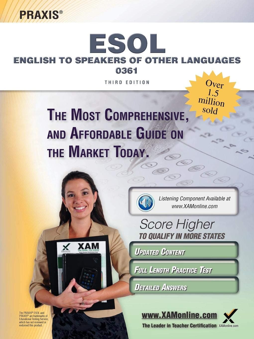 Praxis English to Speakers of Other Languages (ESOL) 0361 Teacher Certification Study Guide Test Prep Third Edition, Revised