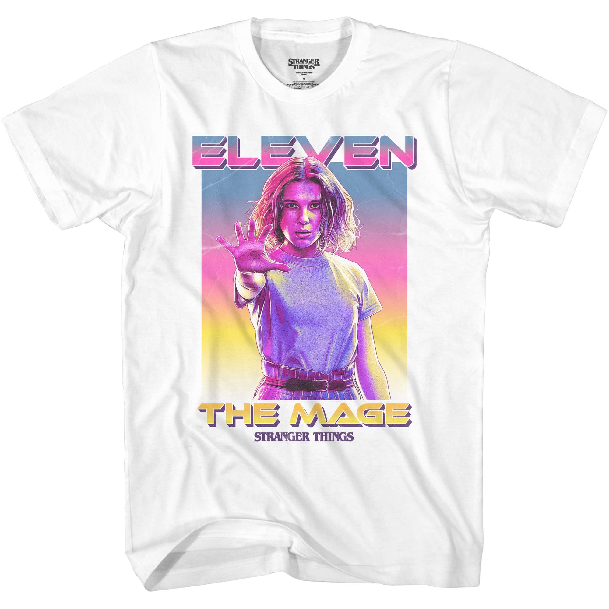 Mens Stranger Things Logo Shirt - Joyce Byers, Jim Hopper, Mike Wheeler & Eleven Tee Stranger Things T-Shirt