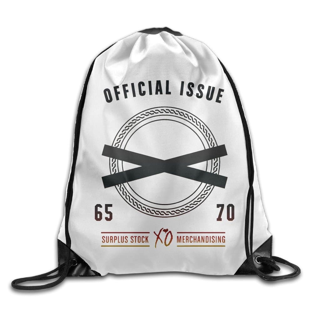 QIDAMIAO The Weeknd Poster Drawstring Backpack/Bags