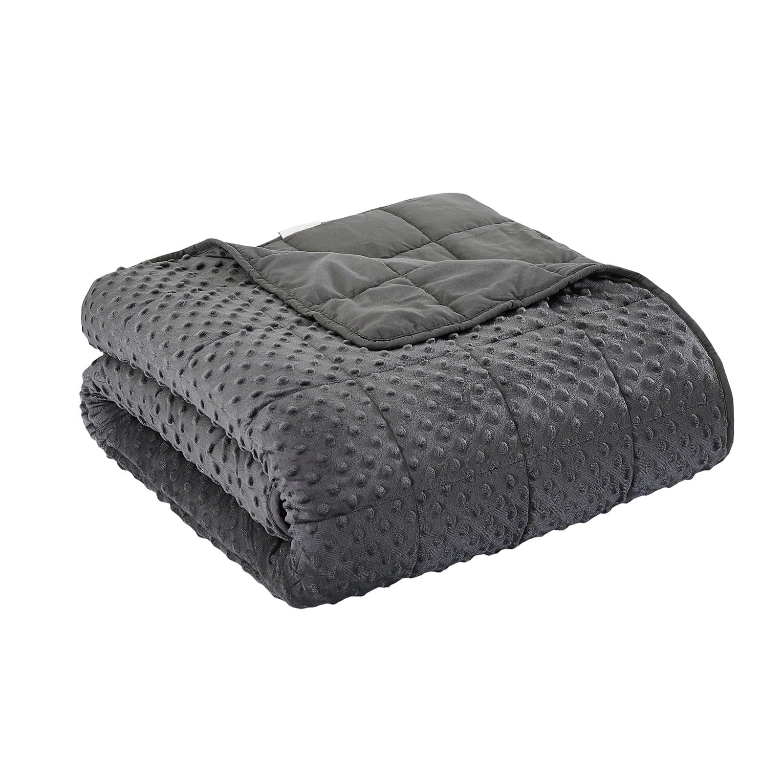 Weighted Blanket for Adults, Comfortable and Soft Throw Weighted Blanket with Premium Glass Beads for All Season 15 lbs 60"x80", Dark Grey