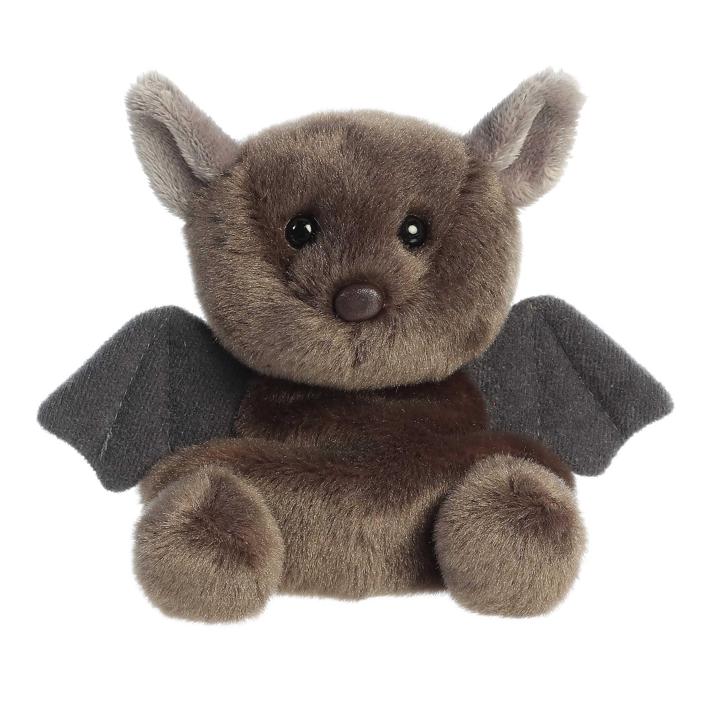 Aurora® Adorable Palm Pals™ Luna Bat™ Stuffed Animal - Fun Collectible Plush for Kids and Adult Collectors - Perfect for Decorating Rooms and Birthday Gifts - Brown 4 Inches