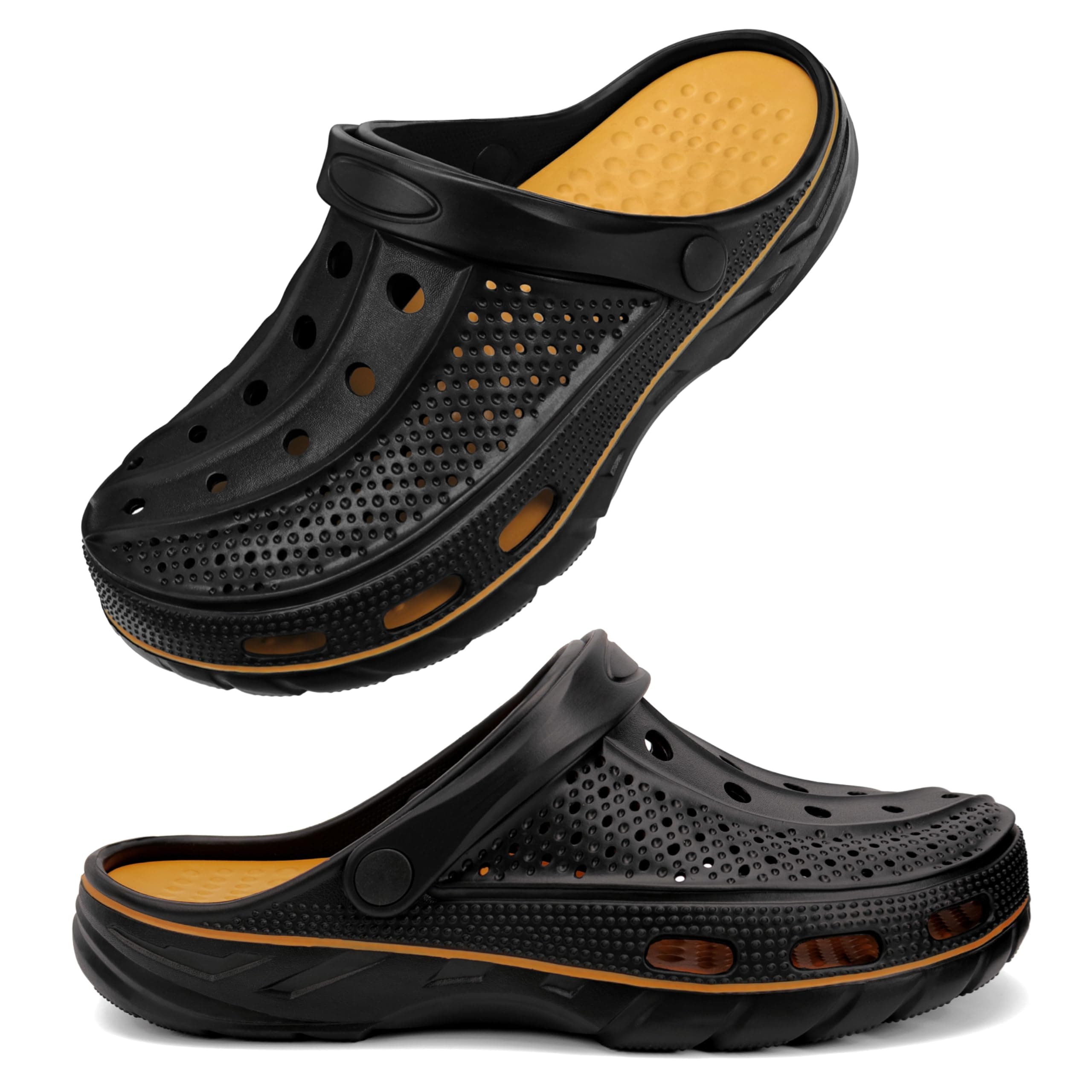 Women Men Orthopedic Clogs Arch Support Garden Shoes Sandals Slippers with Plantar Fasciitis Insoles