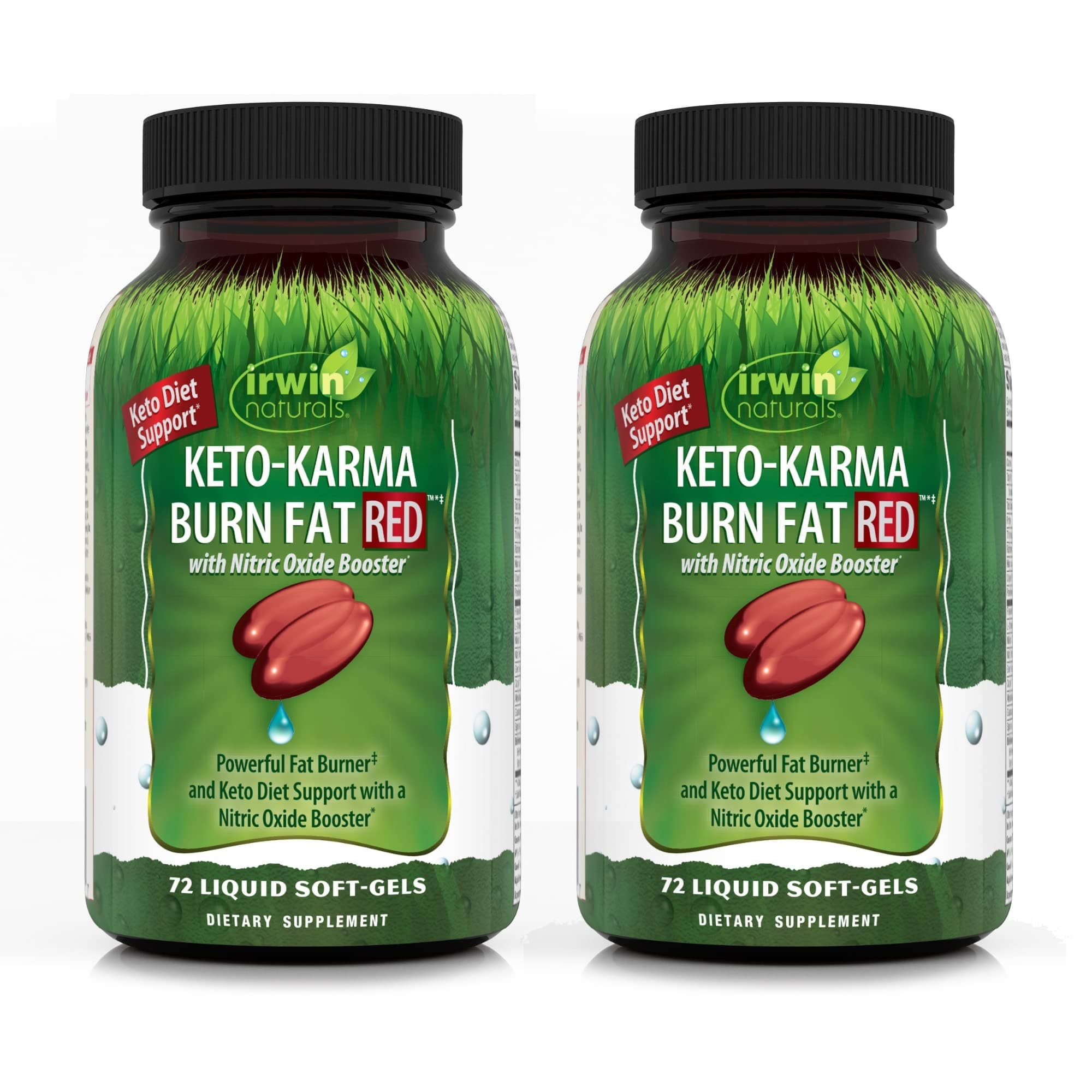 Irwin Naturals, Keto-Karma Burn Fat Red, 72 Liquid Soft-Gels