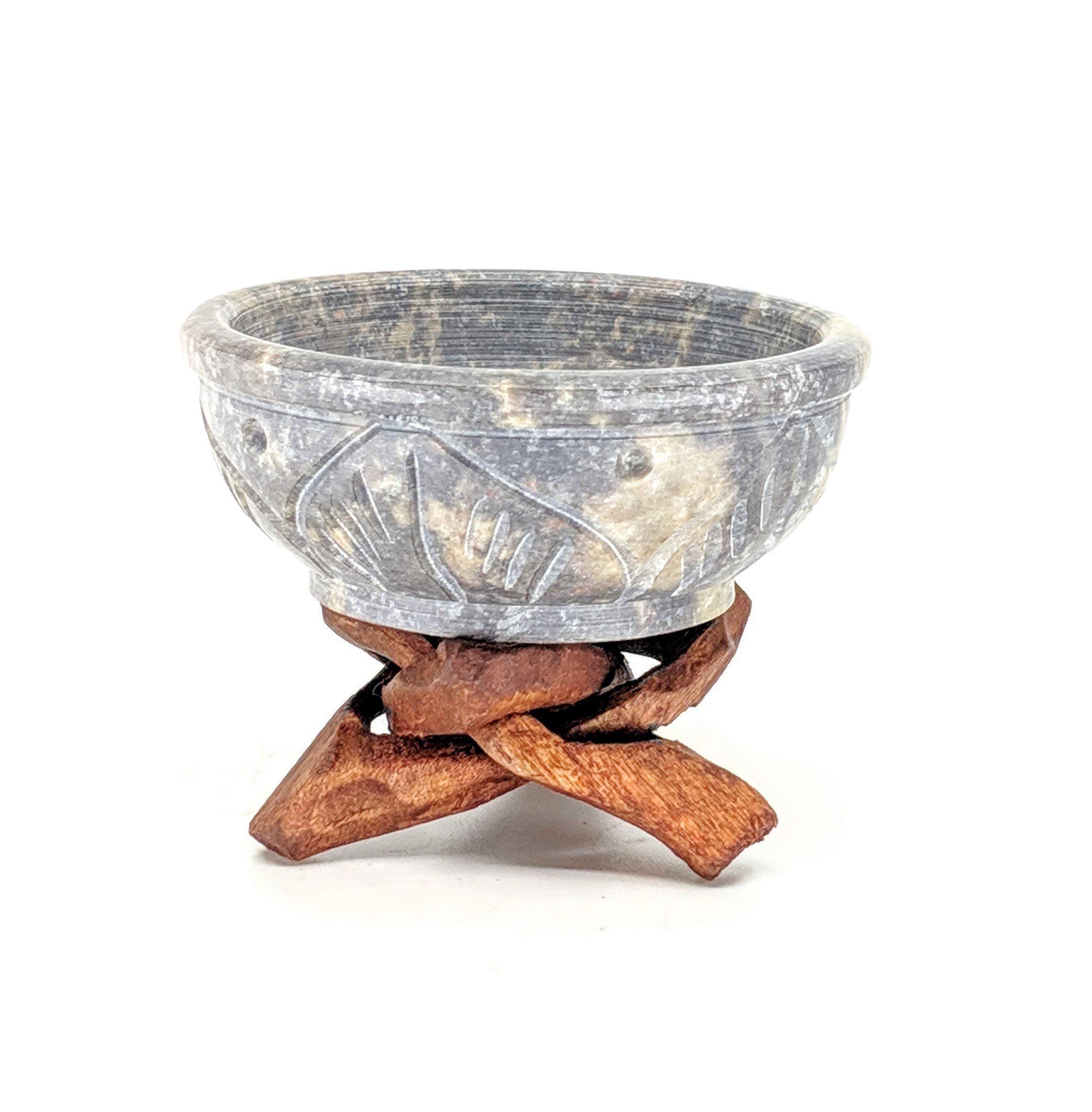 Stone Resin Burner with Stand