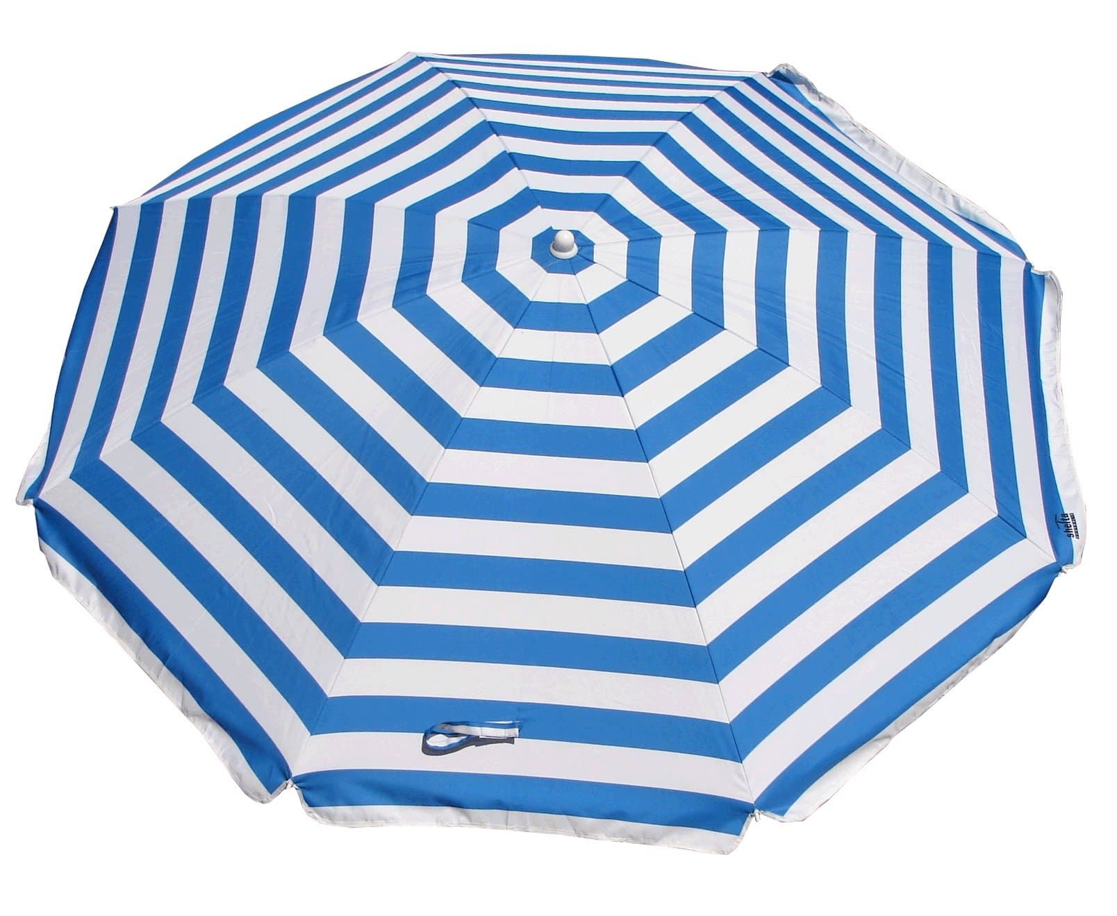 Shelta Australia 180 cm Beach Umbrella Noosa, Blue and white striped