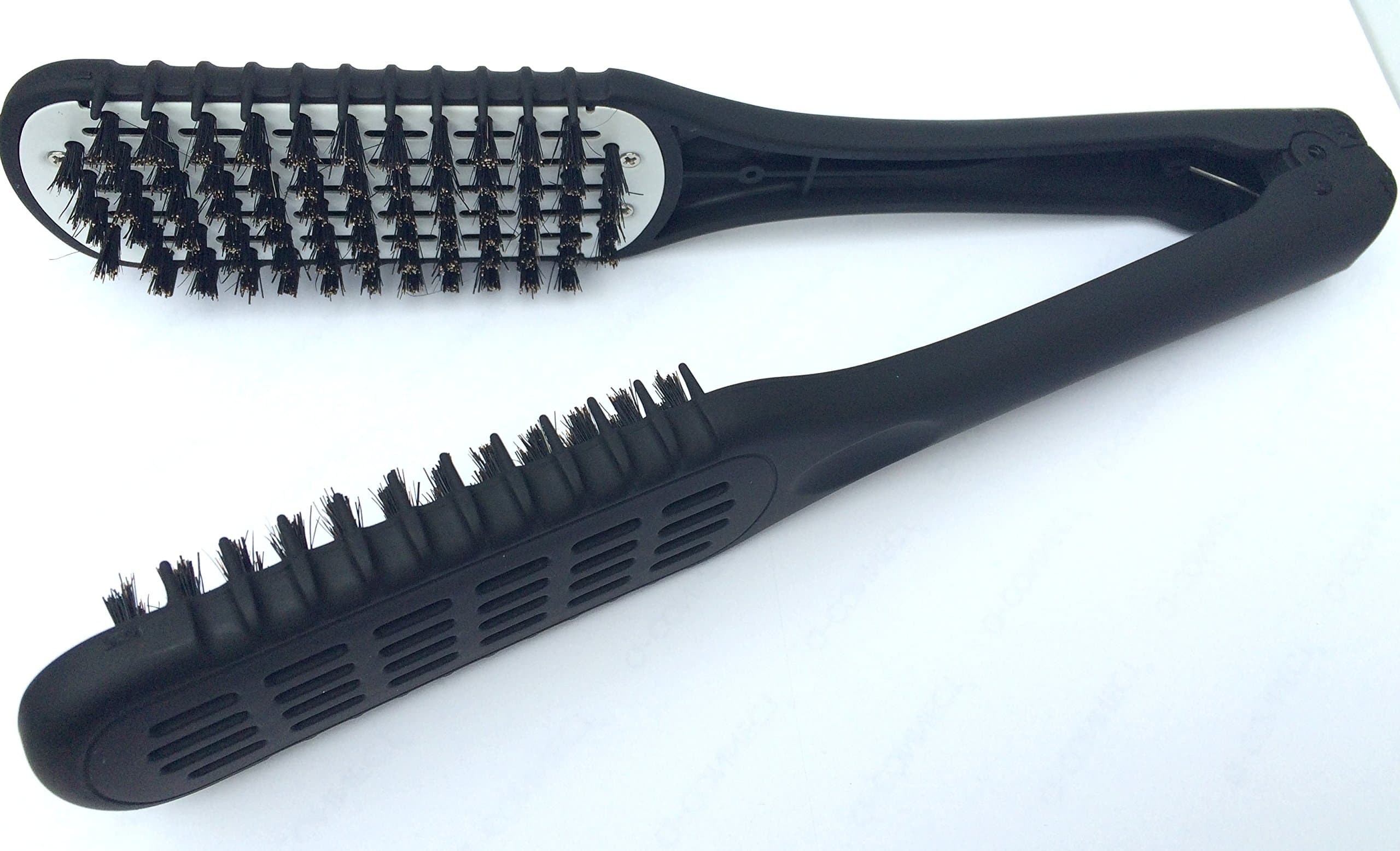 Hair Brush Black Ceramic hair Straightening Brush