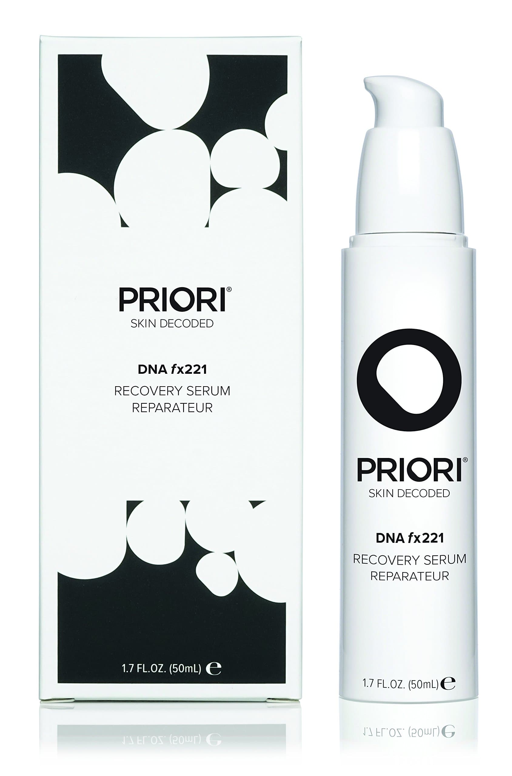 PRIORIDNA fx221 Recovery Serum, Repairing, Correcting Skin Treatment, Free Radical Protection, Beauty Boost, Intense Hydration, Oil Free, Age Defying Day & Night Face Serum, 1.7 fl oz (50 ml)
