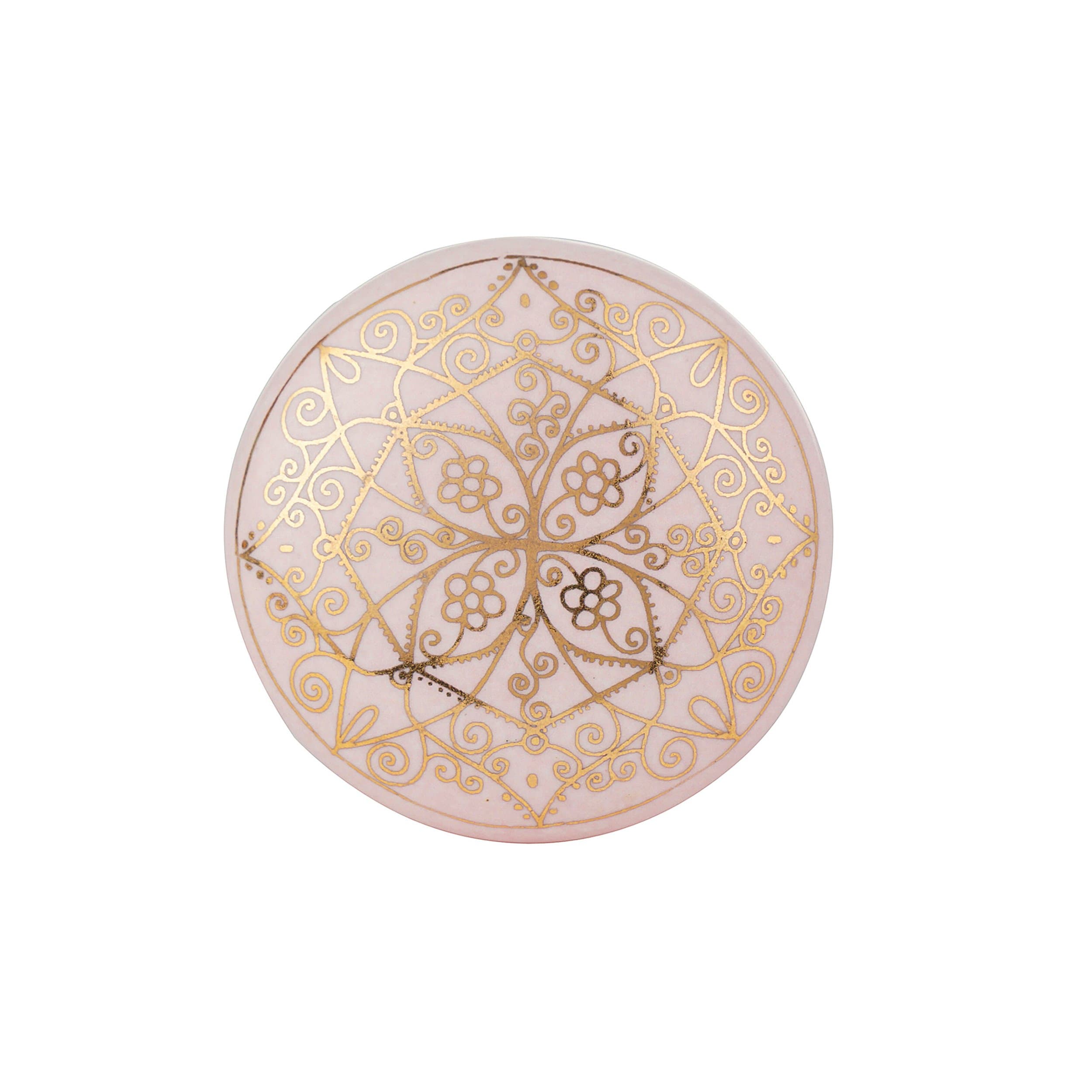 Set of 6 Pink Ceramic knobs or pulls for cabinets, Dressers and Drawers (6)