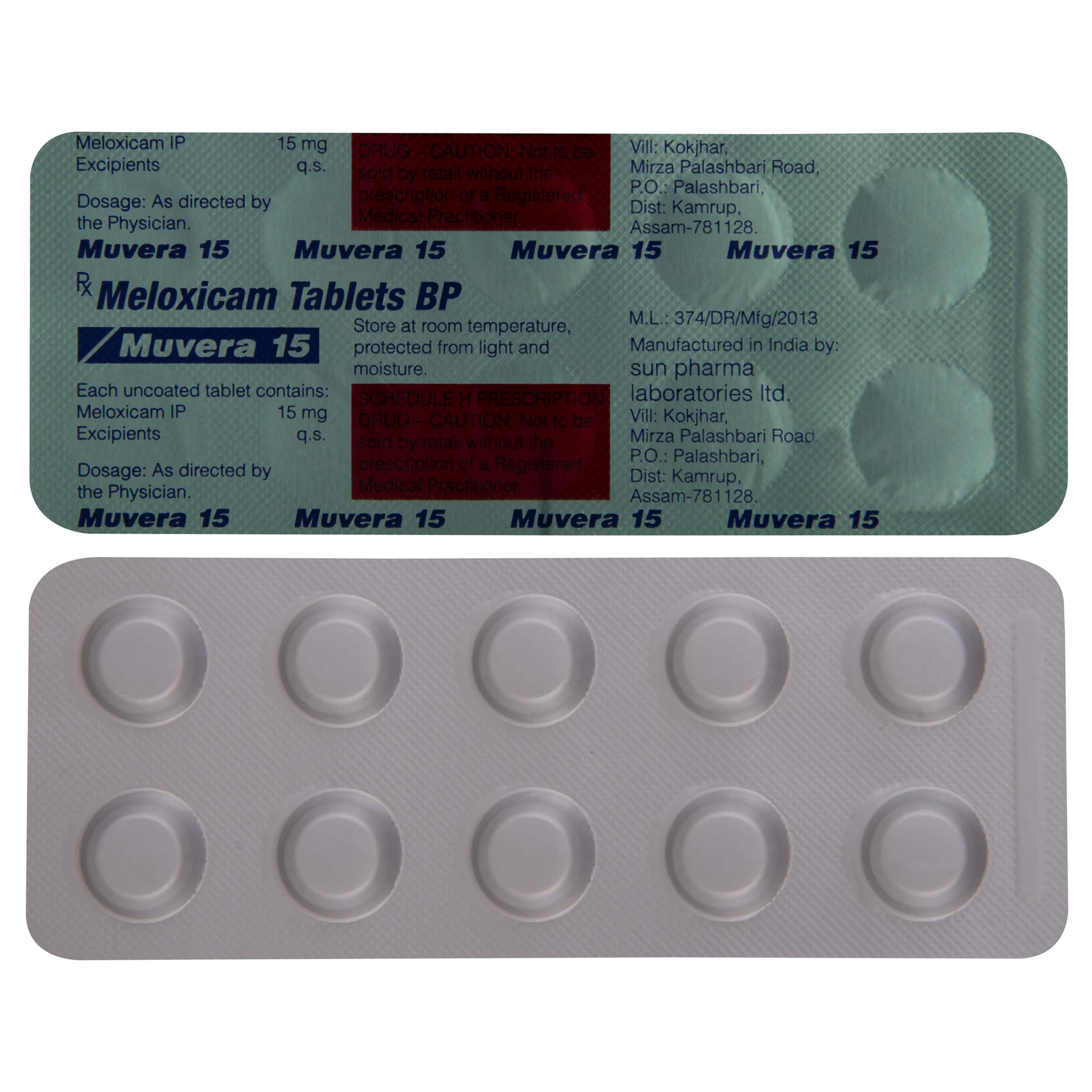 Muvera 15 - Strip of 10 Tablets